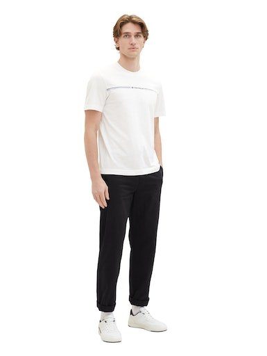 Tom Tailor T-shirt met logo-frontprint