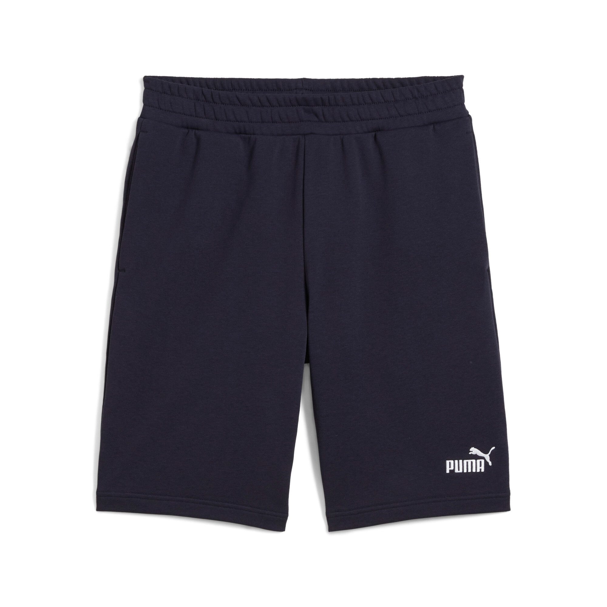 PUMA Trainingsshort ESS NO. 1 LOGO SHORTS 10" Sweatshorts met zacht French Terry materiaal