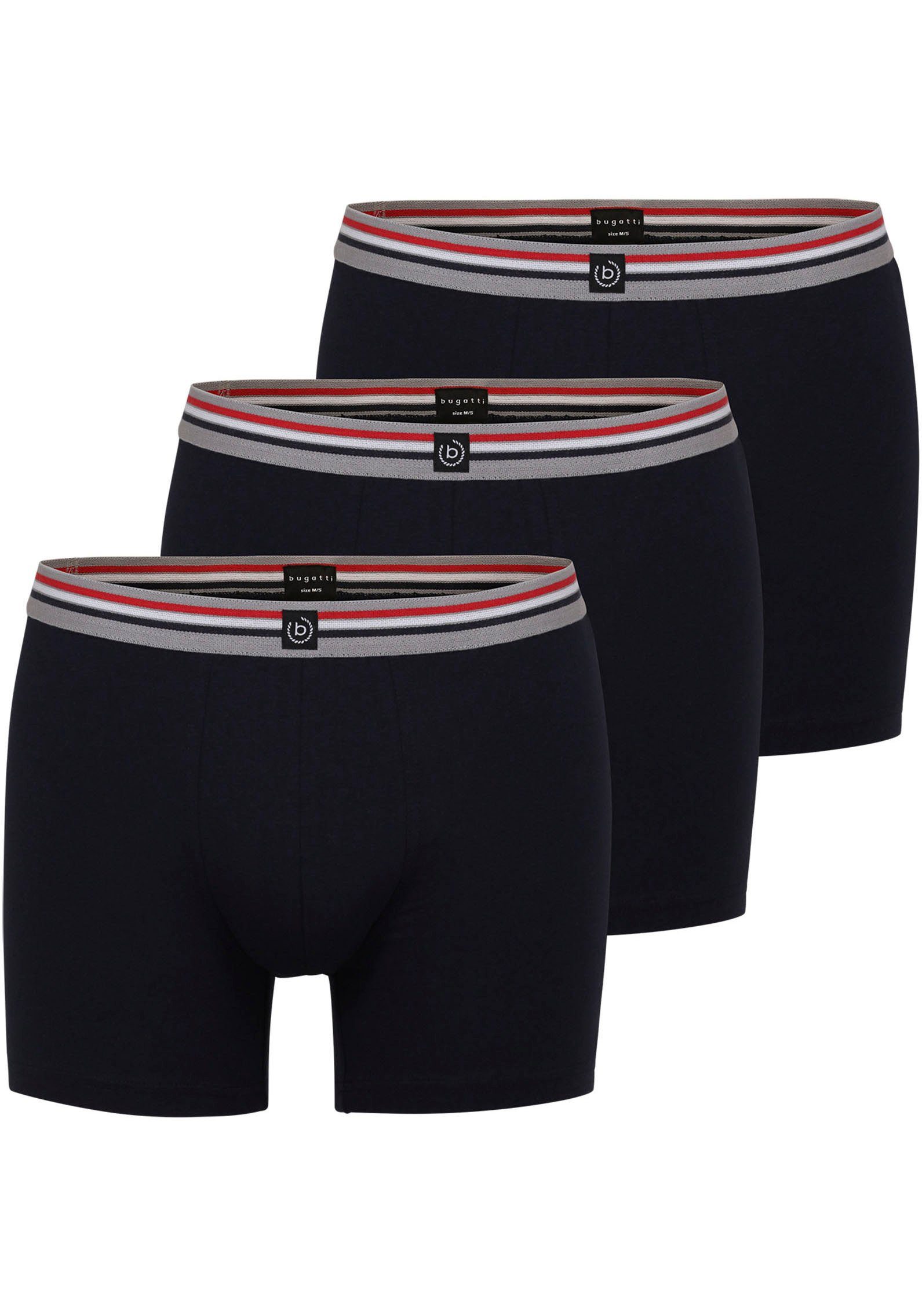 NU 20% KORTING: Bugatti Boxershort Praag (set, 3 stuks)