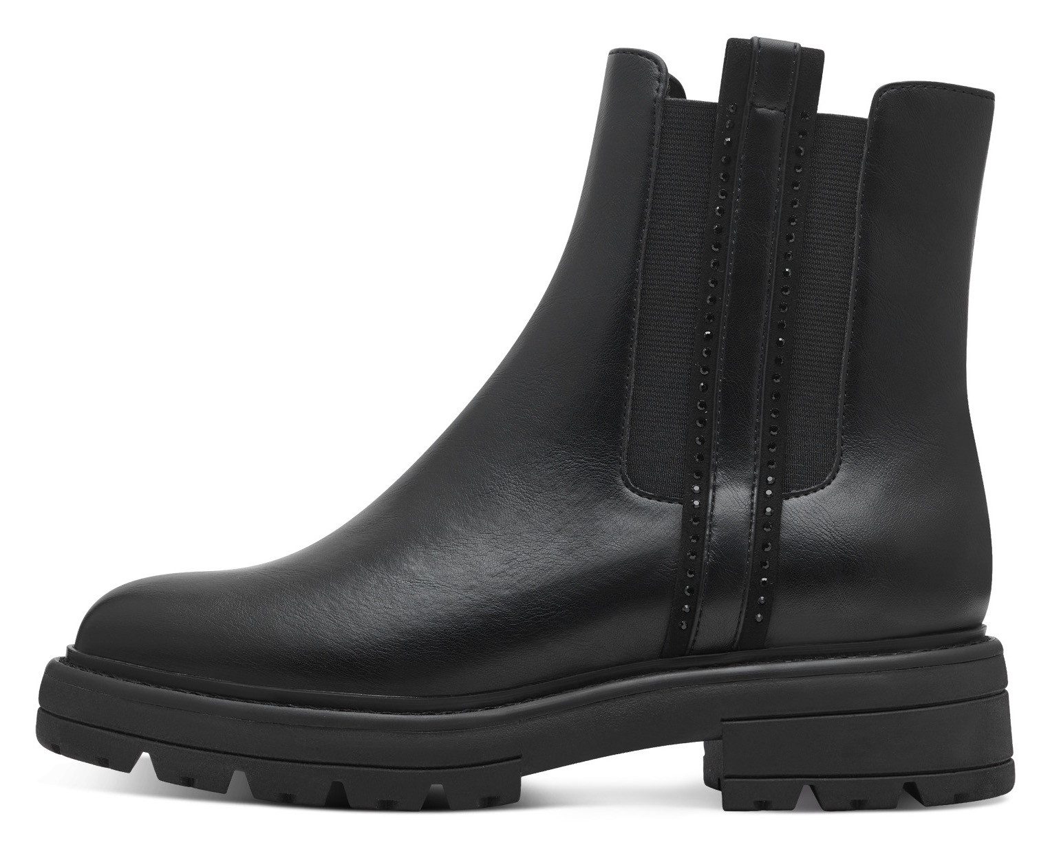 Marco Tozzi Chelsea-boots blokhak, laarzen, enkellaars met feel me-uitrusting