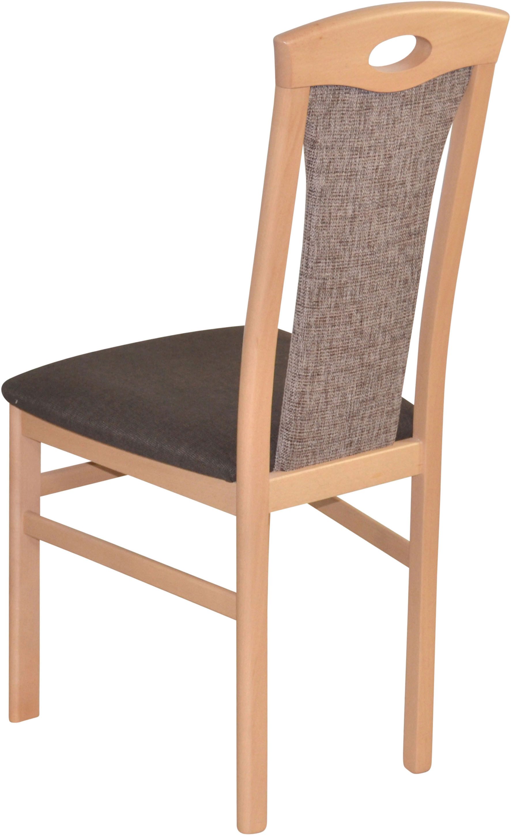 HOFMANN LIVING AND MORE Eethoek 5-delige eethoek Stoelen voorgemonteerd (voordeelset, 5-delig)