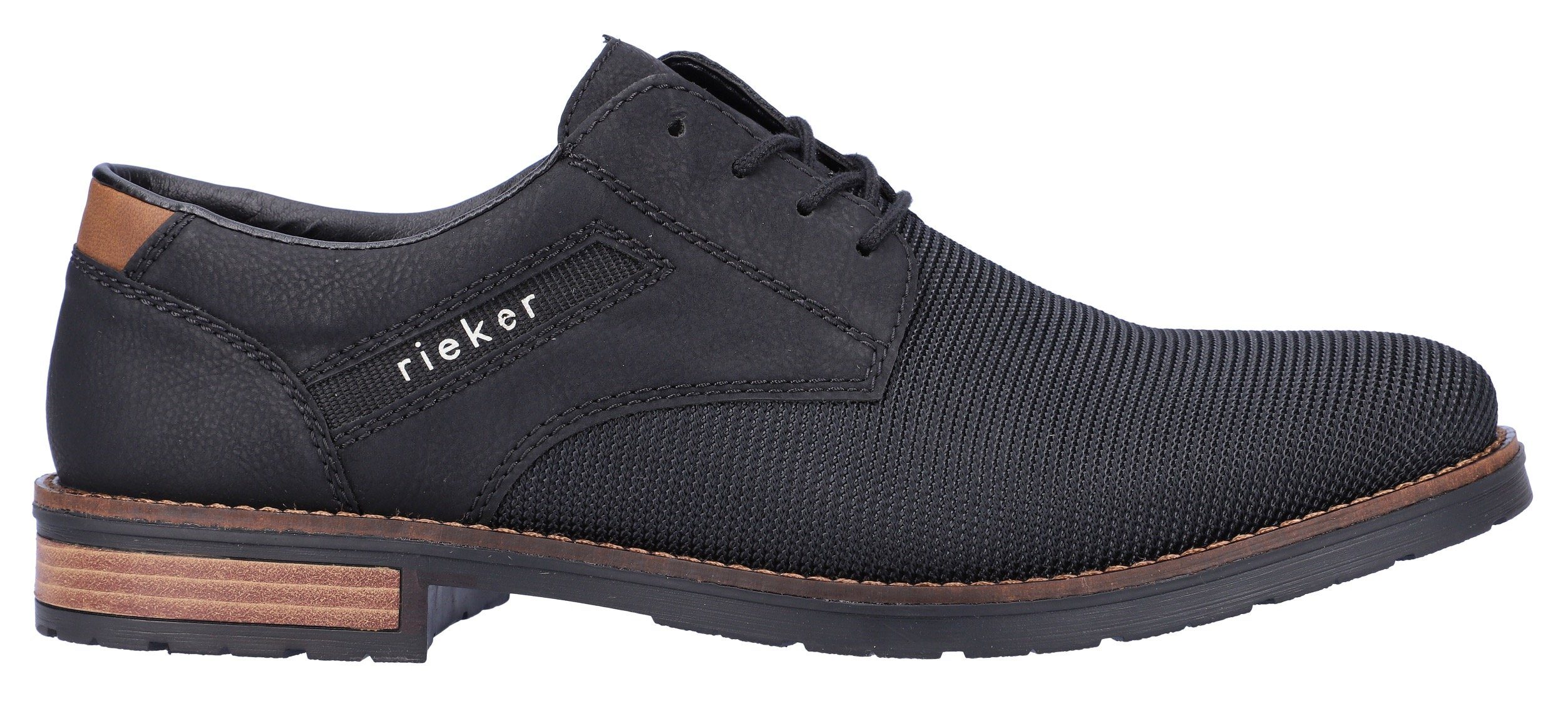 Rieker Veterschoenen in business-look, vrijetijdsschoen, lage schoen, veterschoen