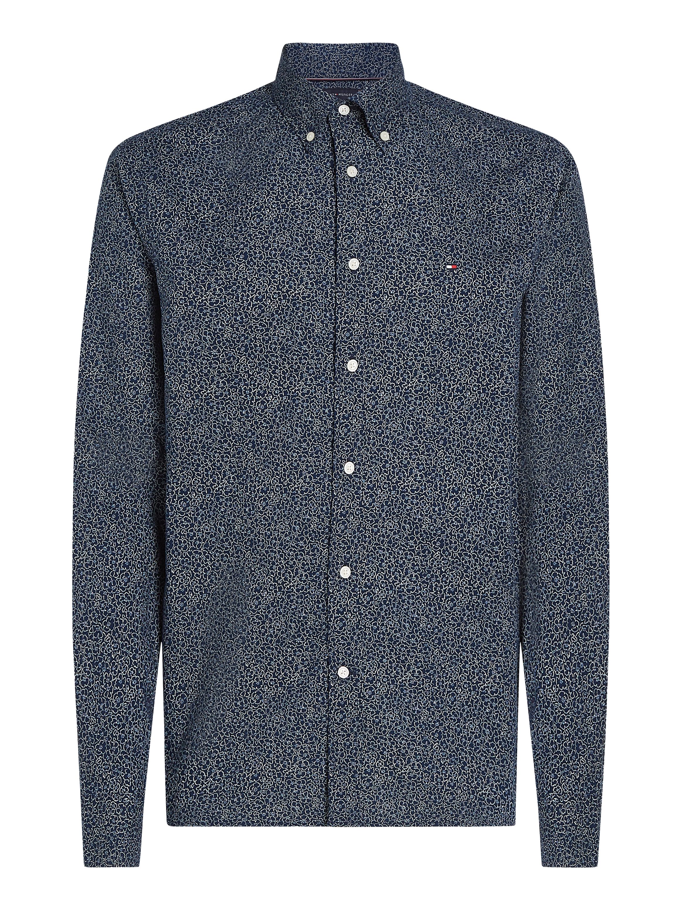 Tommy Hilfiger Overhemd met lange mouwen FLEX POPLIN LINR FLORAL RF SHIRT