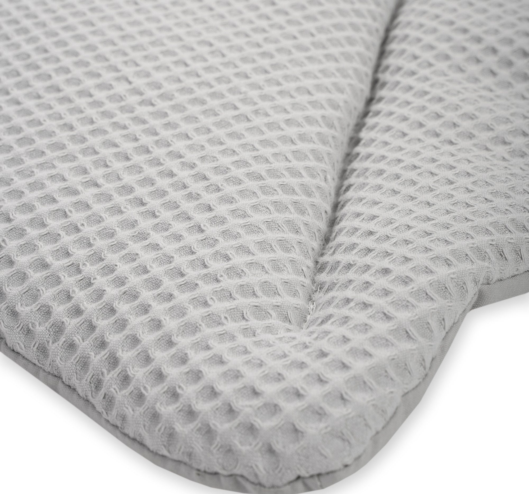 Zöllner Boxkleed Blad wafelpiqué, Light grey