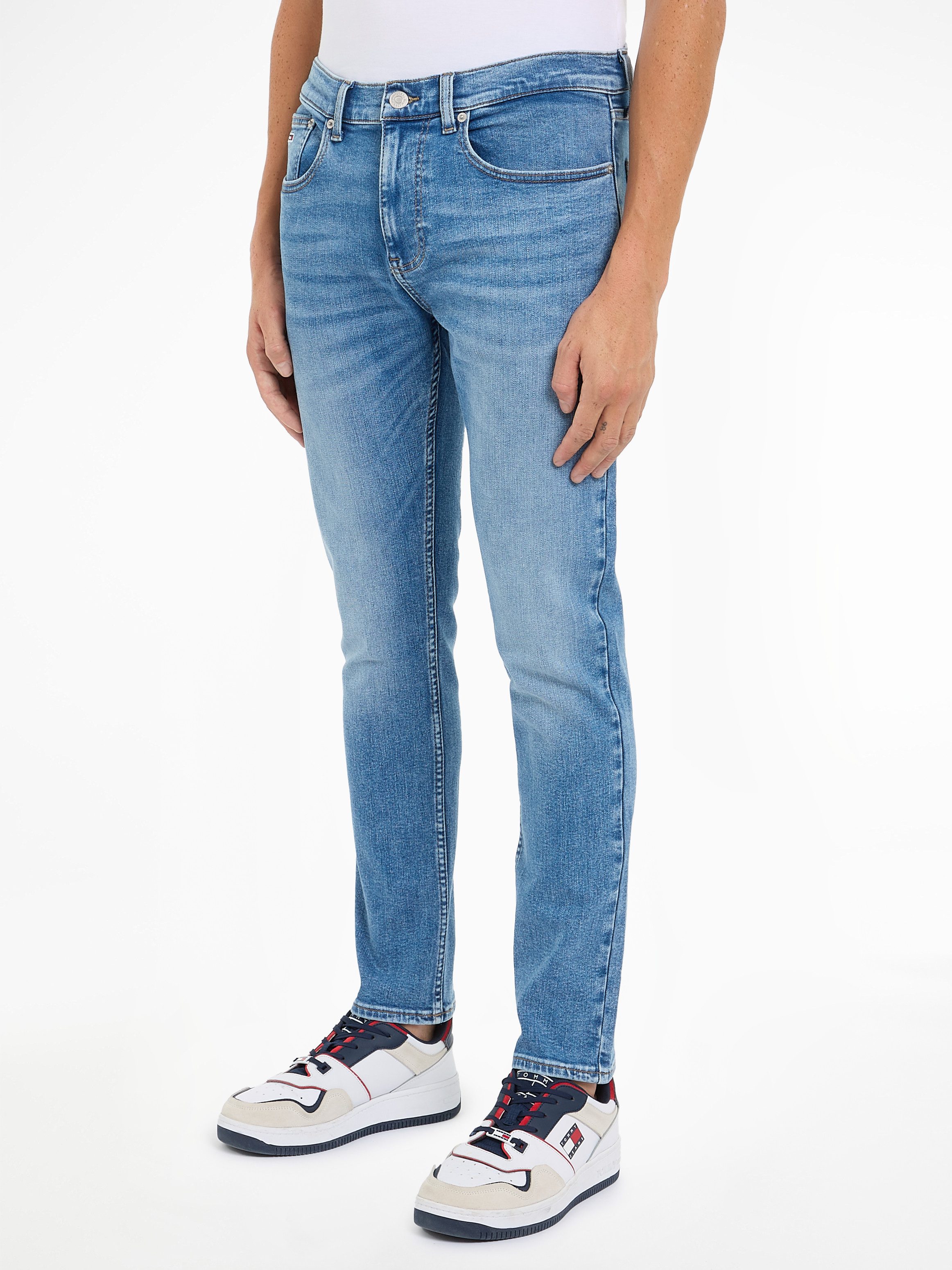 TOMMY JEANS Slim fit jeans AUSTIN SLIM TPRD smal toelopende pijpen