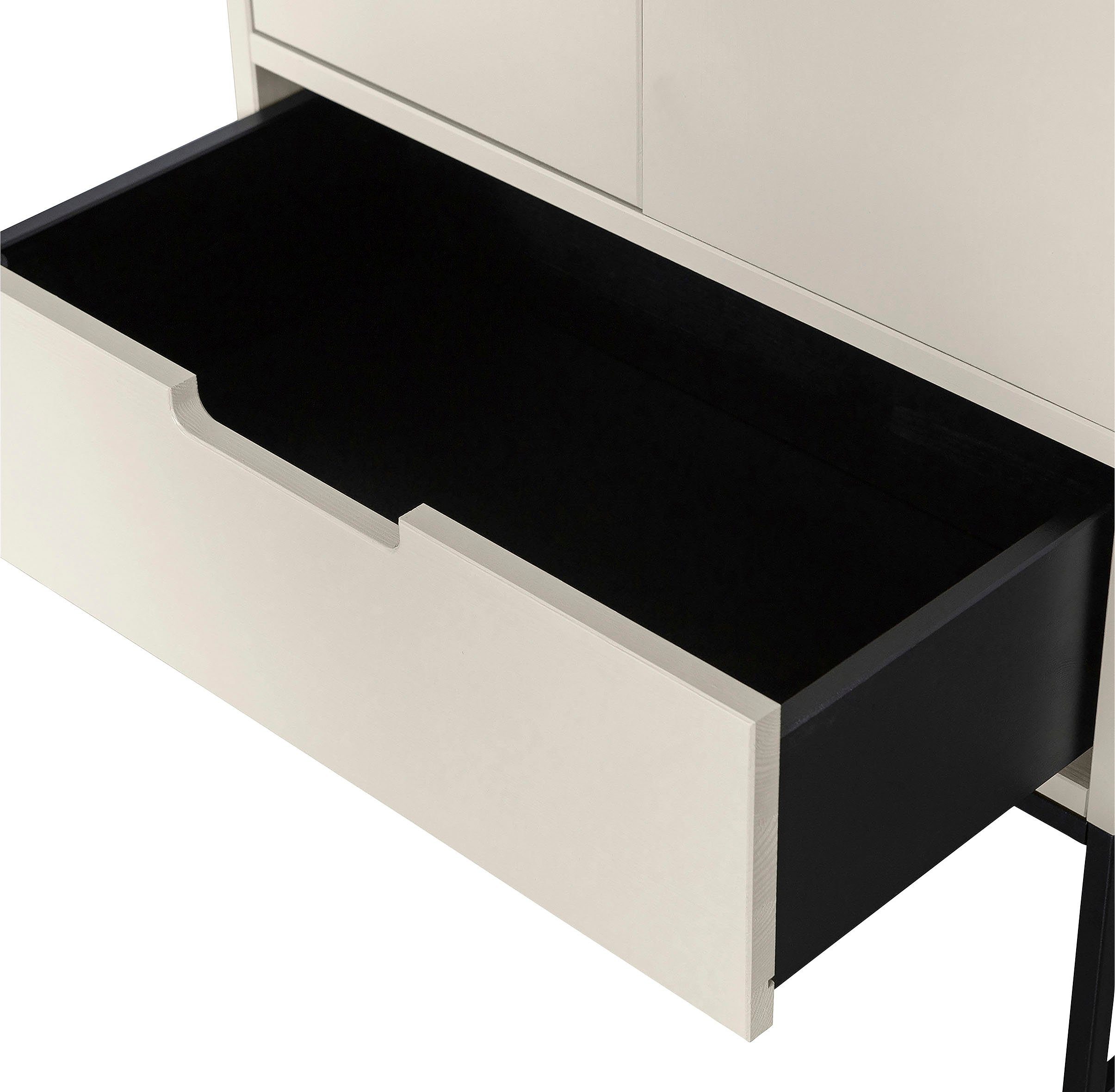 WOOOD Multifunctionele kast Silas H 210 cm x B 60 cm x D 36 cm
