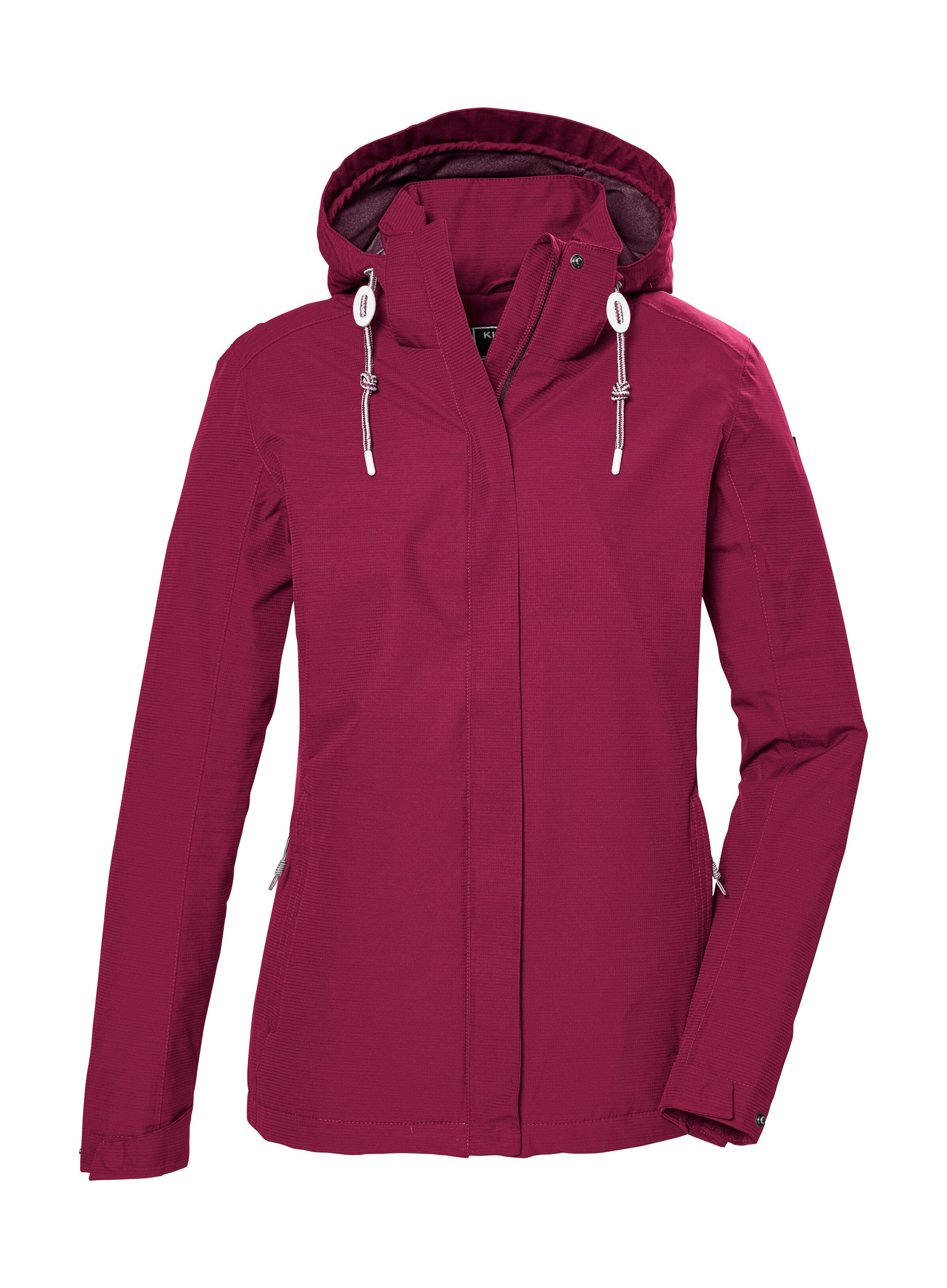 Killtec Outdoorjack KOS 61 WMN JCKT Waterdicht, ademend, afneembare capuchon, duurzame productie dames jassen maat 50 rood