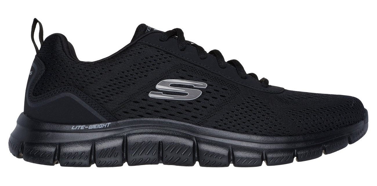 Skechers Slip-on sneakers TRACK-LESHUR Vrijetijdsschoen, trainingsschoen, instapschoen in materiaalmix