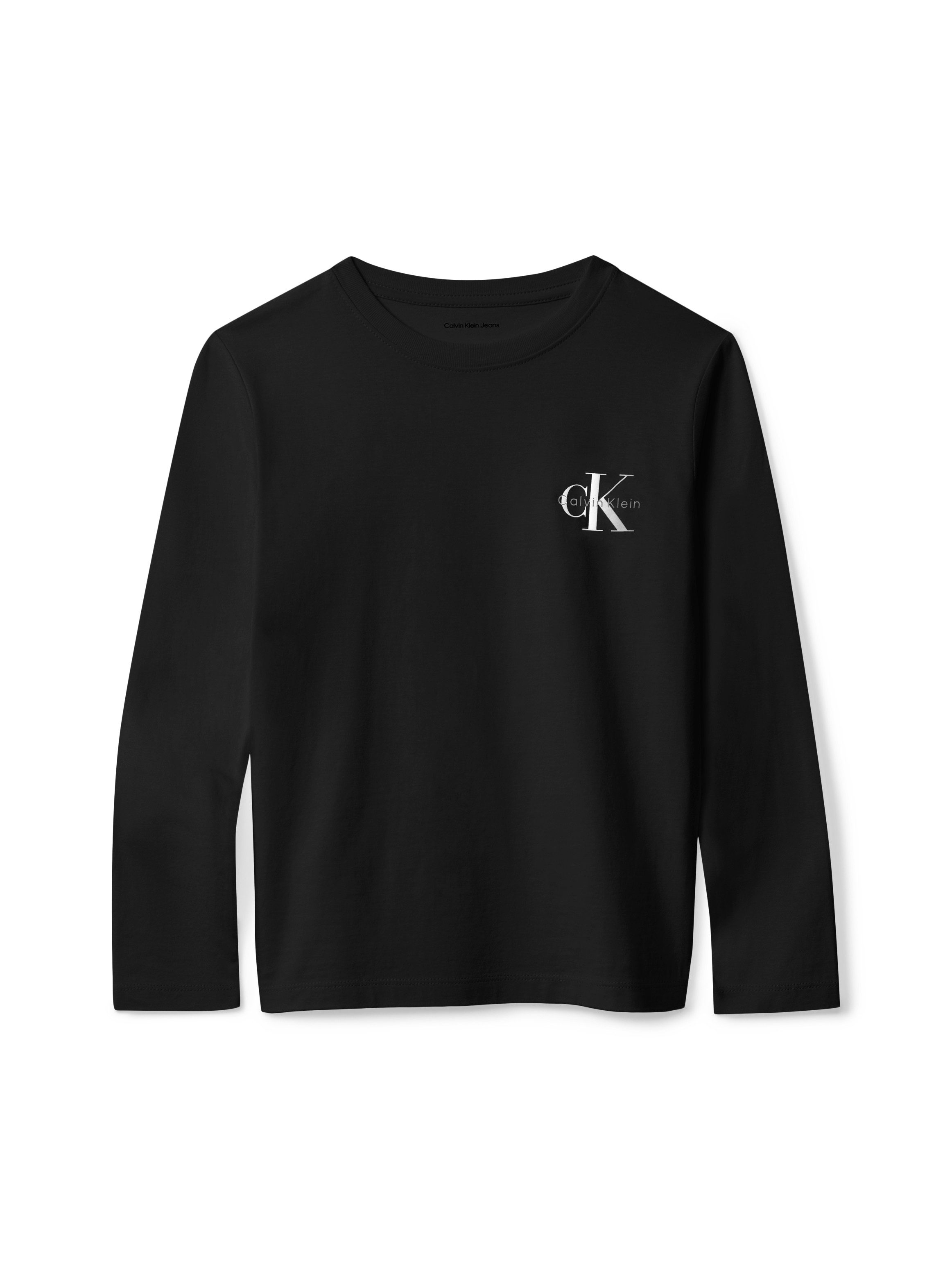 Calvin Klein Shirt met lange mouwen Chest Monologo Ls T-Shirt