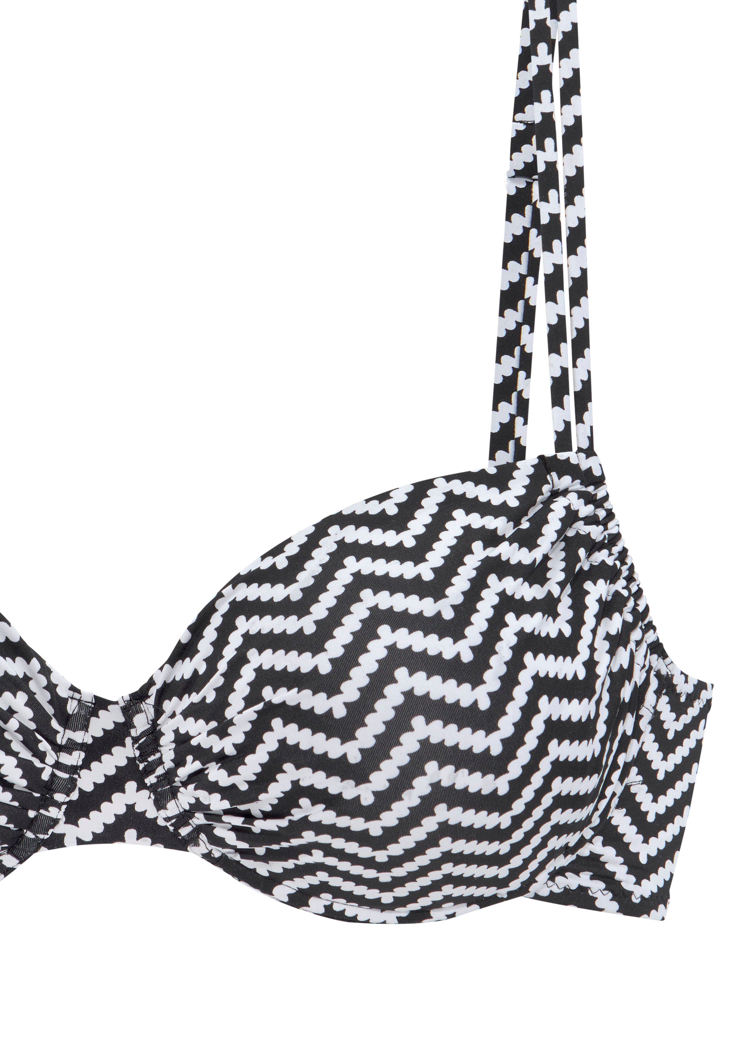 Jette Joop Beugelbikini in trendy zigzagontwerp