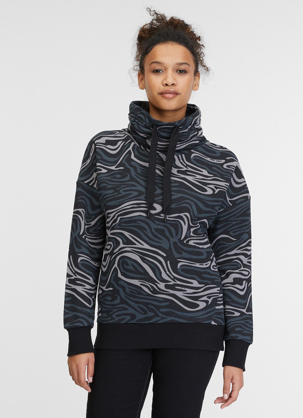 Ragwear Sweatshirt JULISSA PRINT met all-over motief