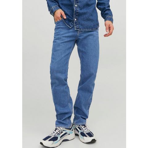 NU 20% KORTING: Jack & Jones Tapered jeans JJIMIKE JJORIGINAL AM 385 NOOS