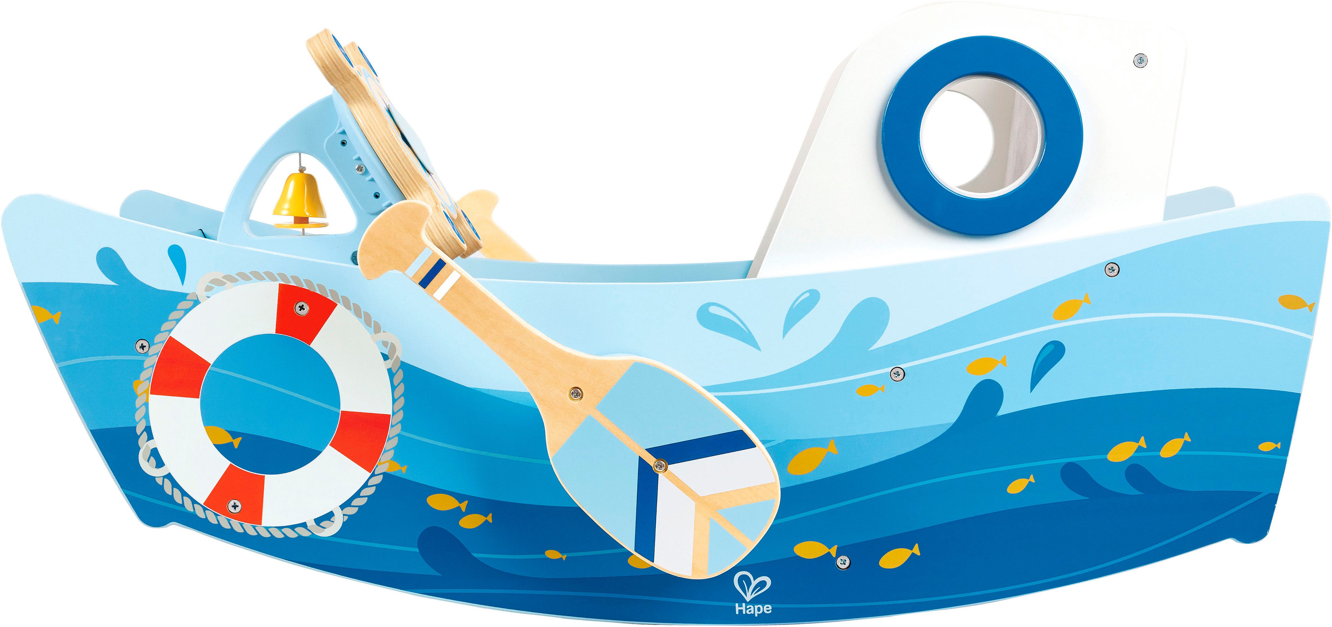 Hape Schommelboot Met stuurwiel