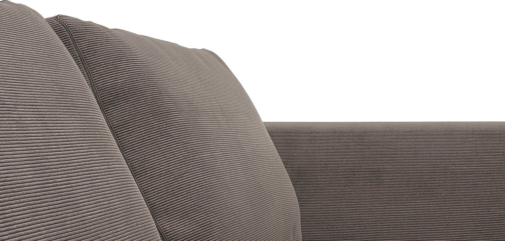FLEXLUX Hoekbank Loano, supercomfortabel zitcomfort door koudschuim in de zitting moderne bank, vrij in de ruimte te plaatsen, losse kussens, l-vorm