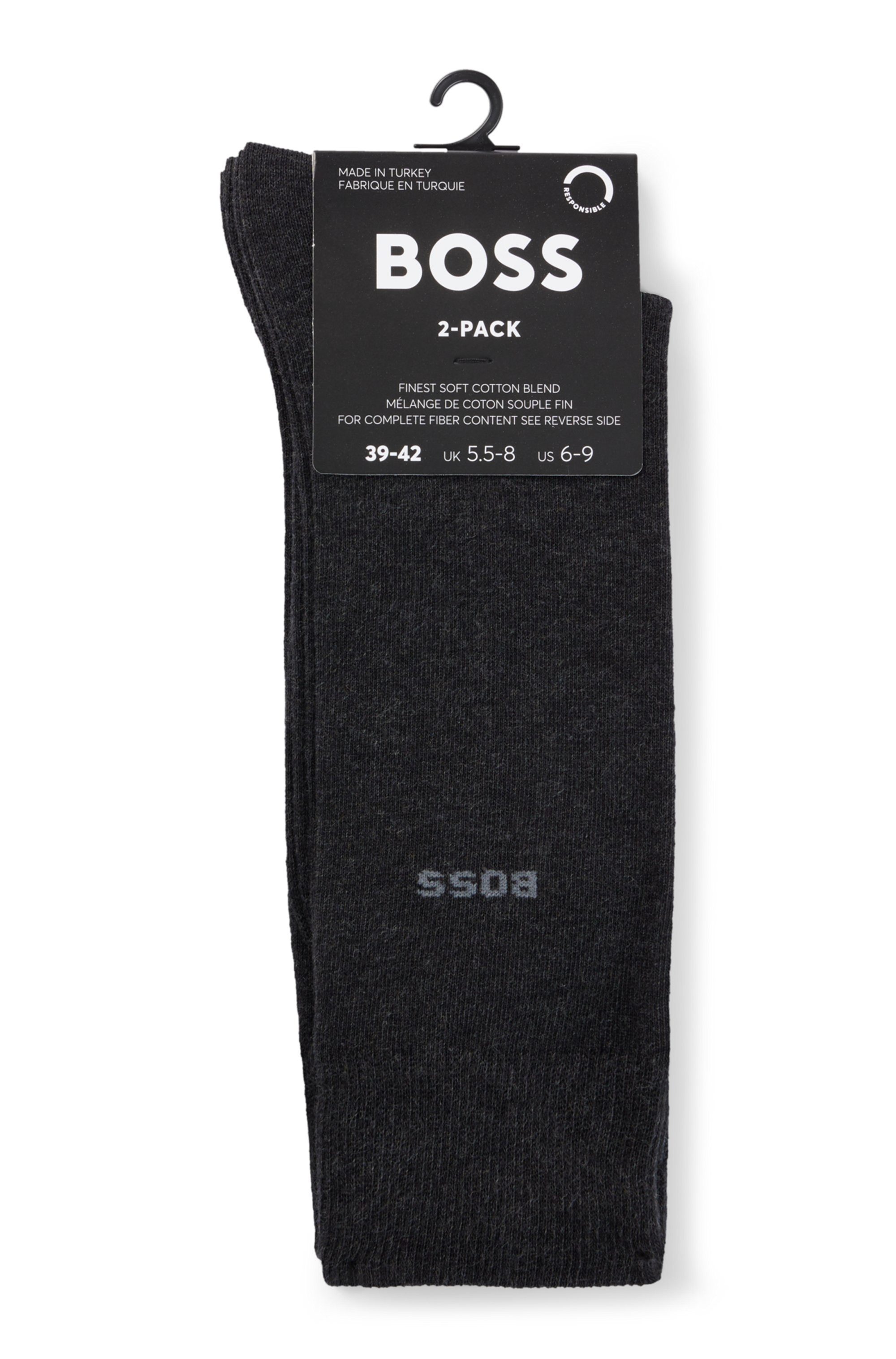 BOSS Business-sokken 2P RS Uni CC (set, 2 paar, 2 stuks)