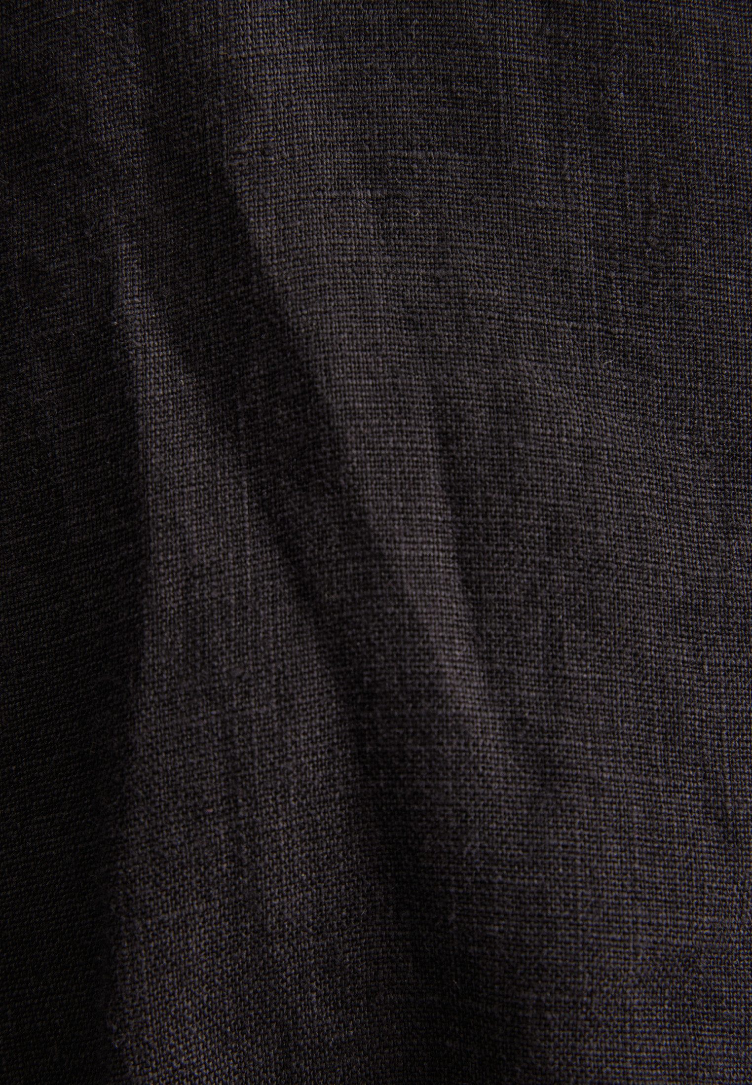 seidensticker Overhemdblouse Zwarte roos Lange mouwen kraag uni