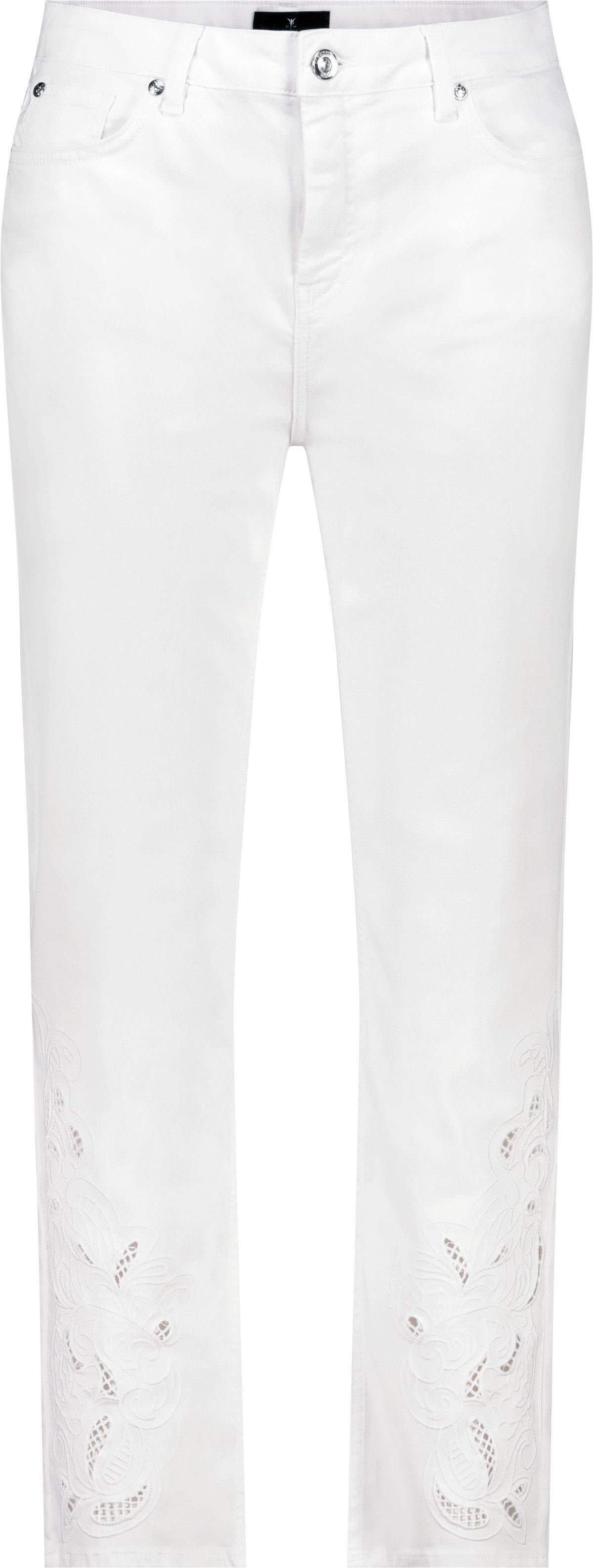 Monari 7/8 jeans met ajourkant