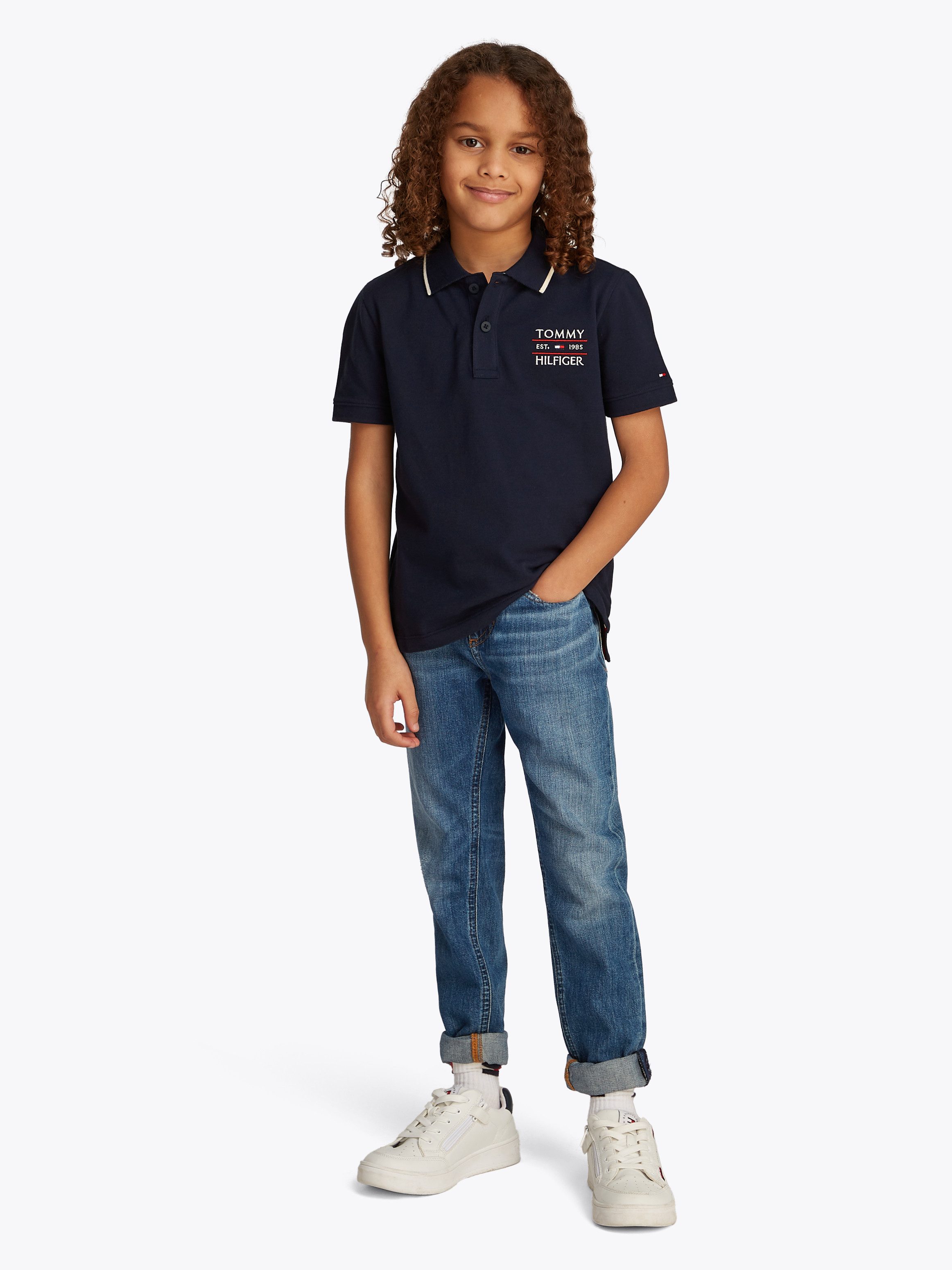 Tommy Hilfiger Poloshirt TOMMY FLAG HILFIGER POLO REG SS