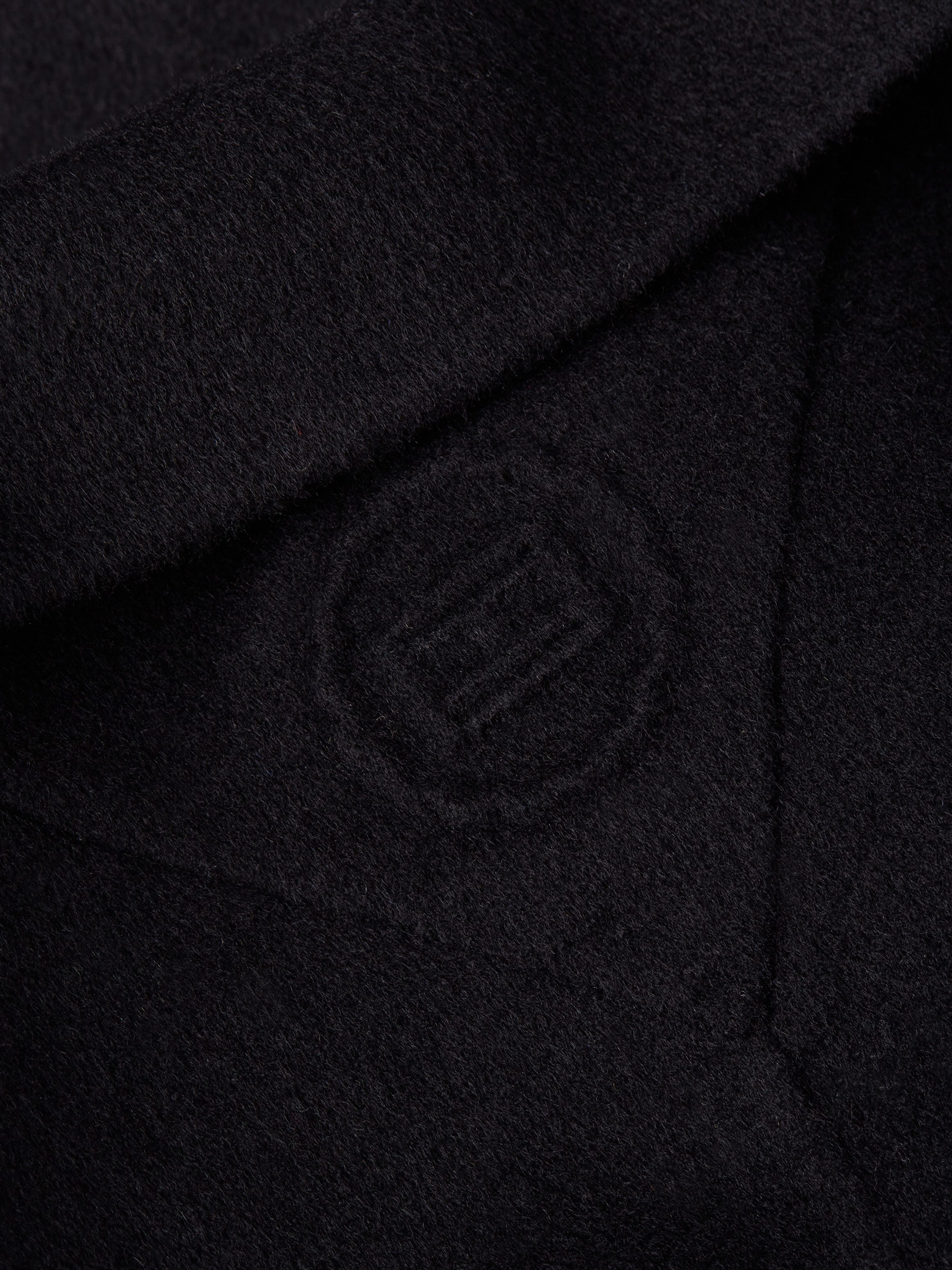 Tommy Hilfiger Korte jas REG DF WOOL BELTED COAT