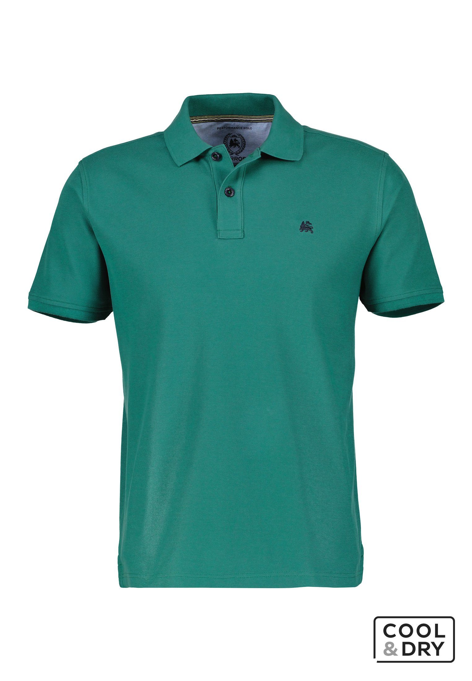 Lerros Poloshirt LERROS klassieke polostijl in *Cool & Dry* piquékwaliteit