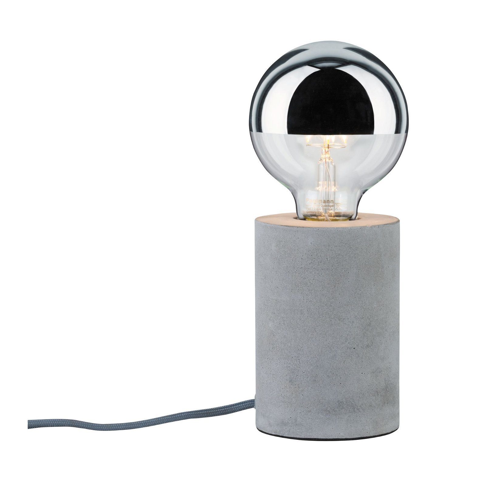 Paulmann Tafellamp Neordic Mik rond max.1x20W E27 Grijs 230V Beton (1 stuk)