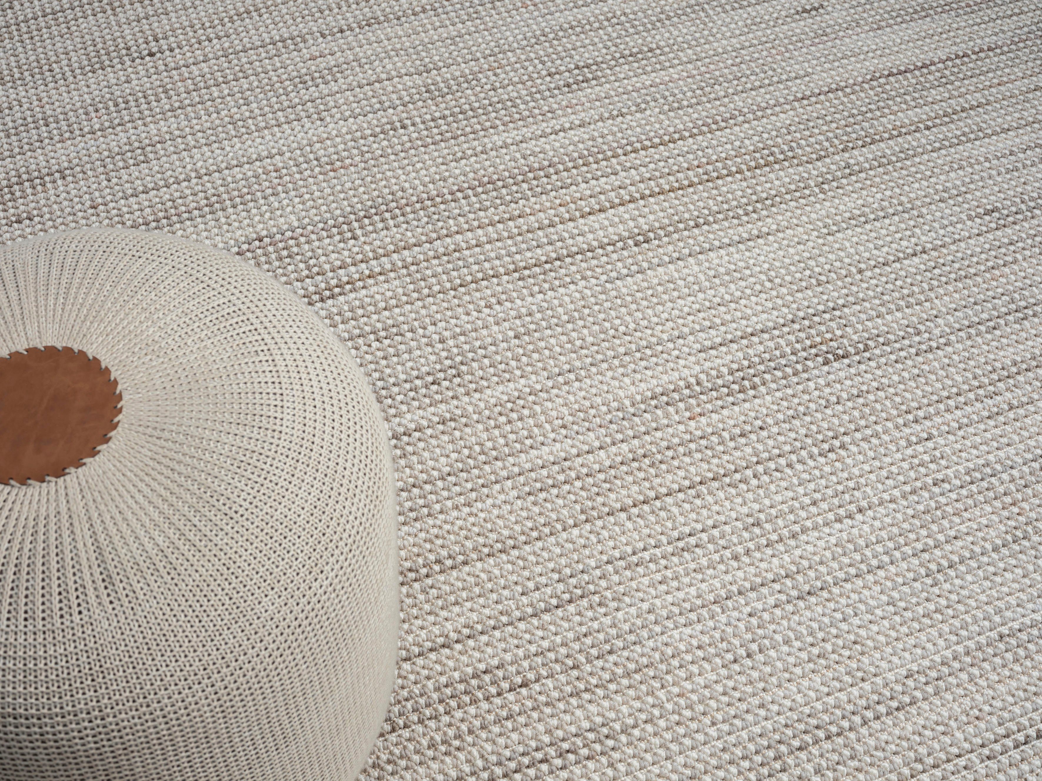 Myflair Möbel & Accessoires Vloerkleed AVA Uni-kleuren, gemêleerd, sisal-look, ook in rond verkrijgbaar, met franjes