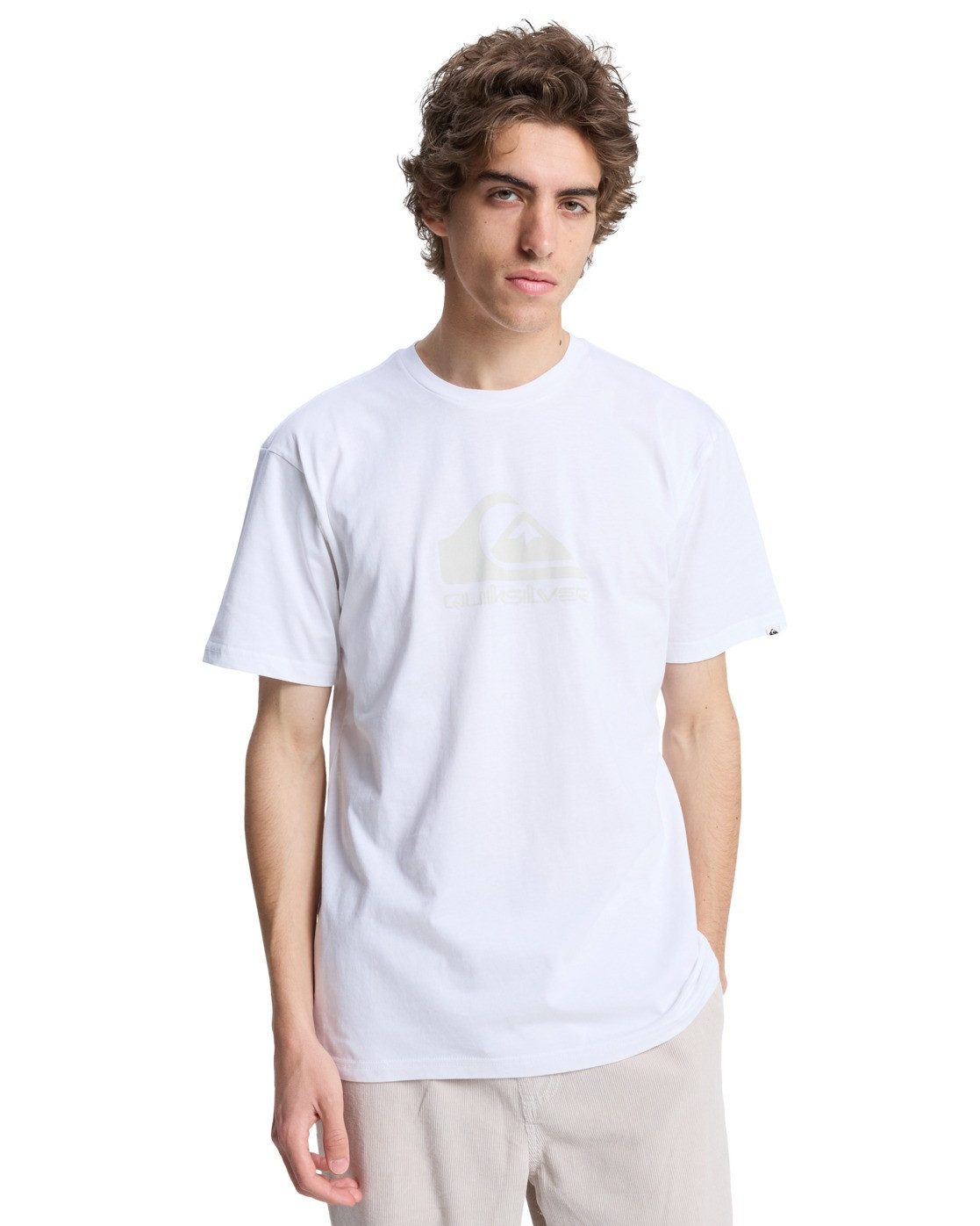 Quiksilver T-shirt EV Comp Logo heren t-shirts maat XXL wit