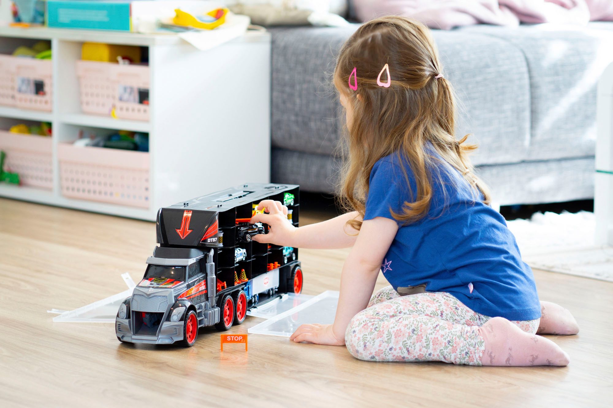 Dickie Toys Speelgoed vrachtwagen Truck Carry Case