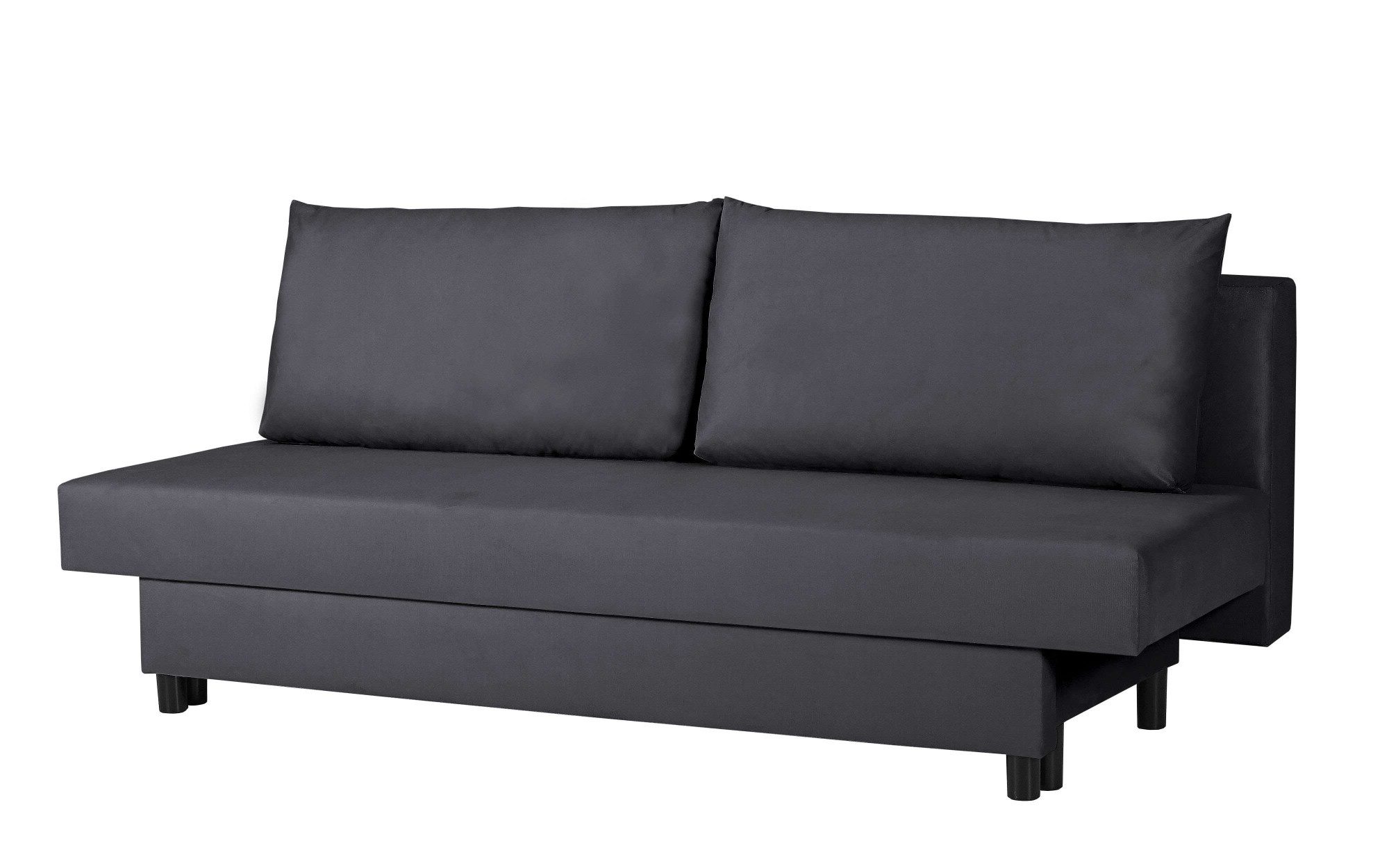INOSIGN 3-zitsbank SAWYER slaapbank met bedlade en golfvering onderhoudsvriendelijke bekleding: velvet & structuur, b/d/h 193/86/83,5 cm