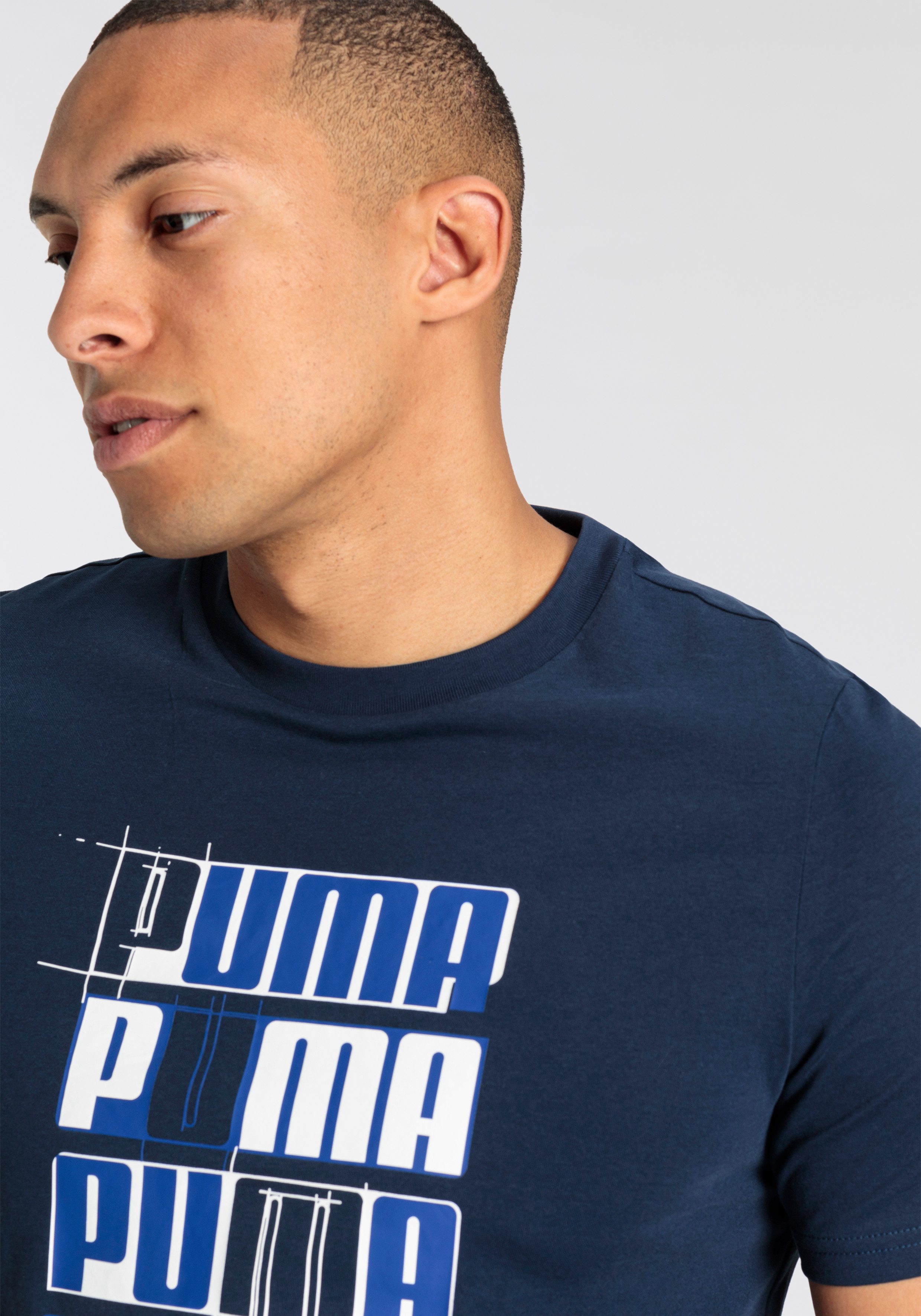 PUMA T-shirt ESS+ LOGO LAB TEE (1-delig)