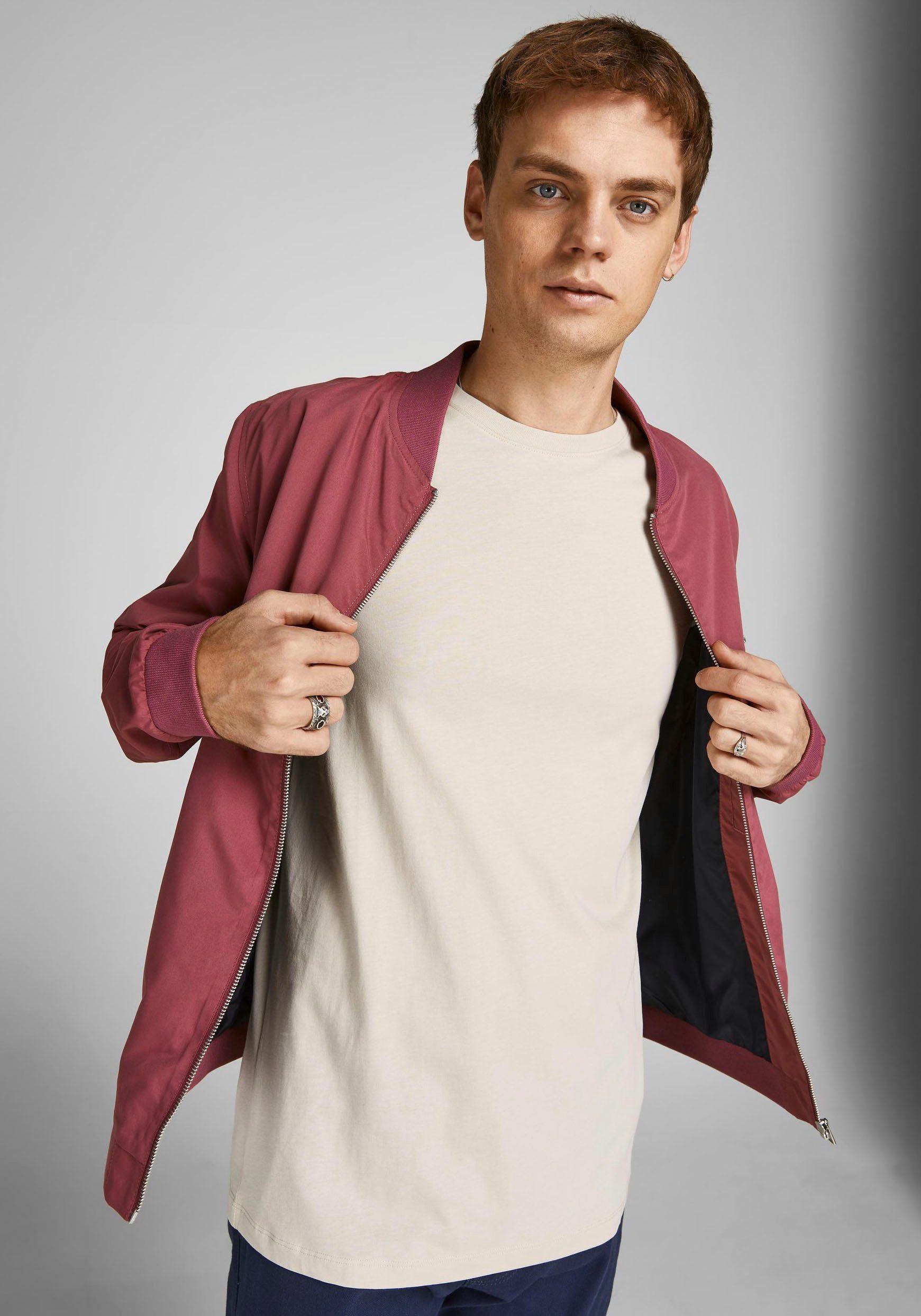 Jack & Jones Shirt met ronde hals JJEORGANIC BASIC TEE SS O-NECK NOOS