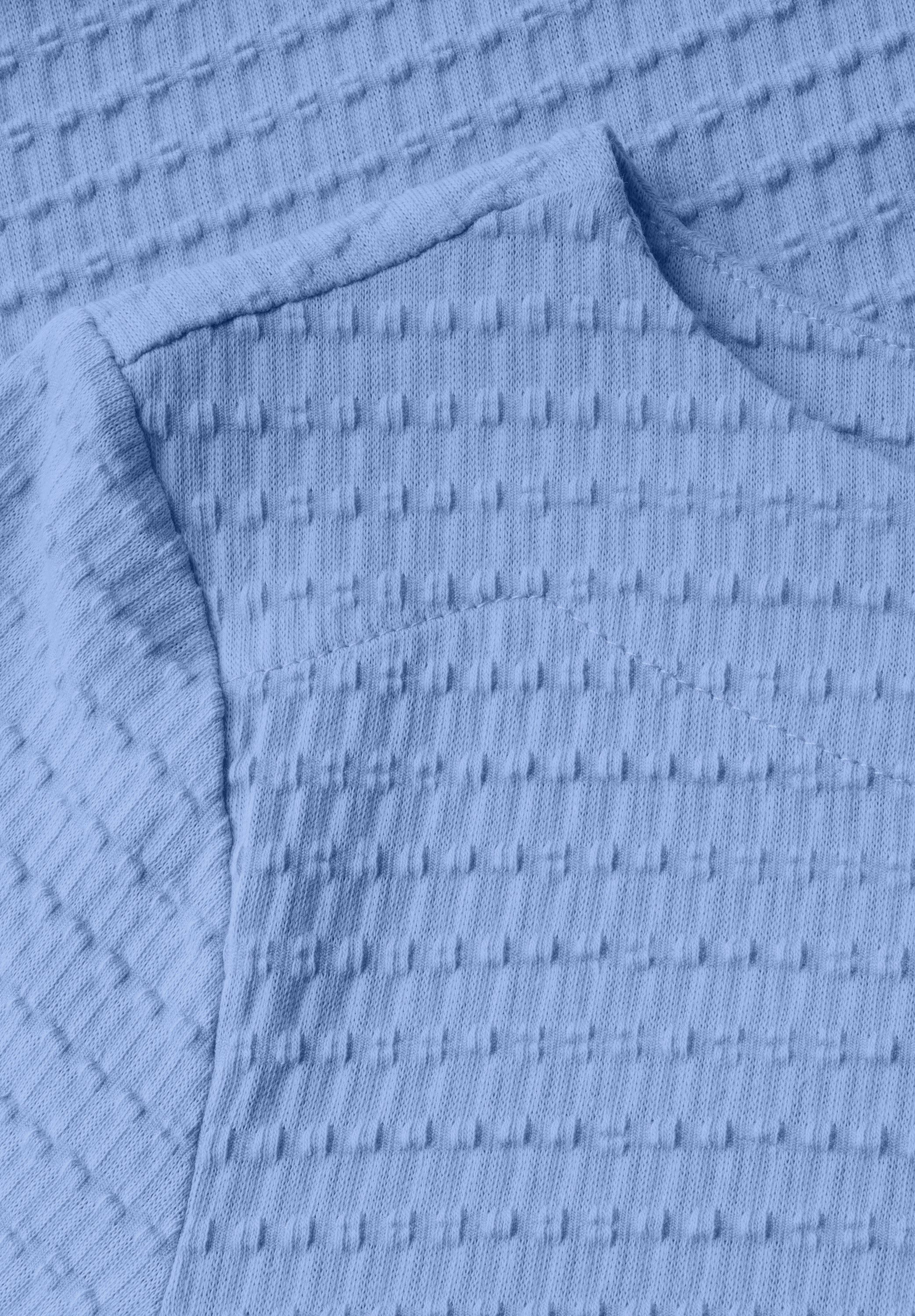 STREET ONE T-shirt met een fijne structuur