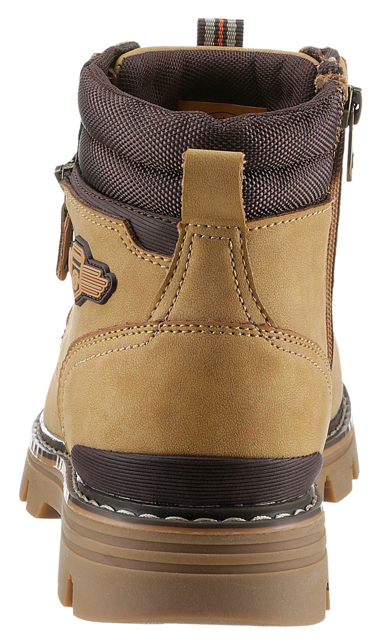 Dockers by Gerli Hoge veterschoenen met sierrits aan de buitenkant