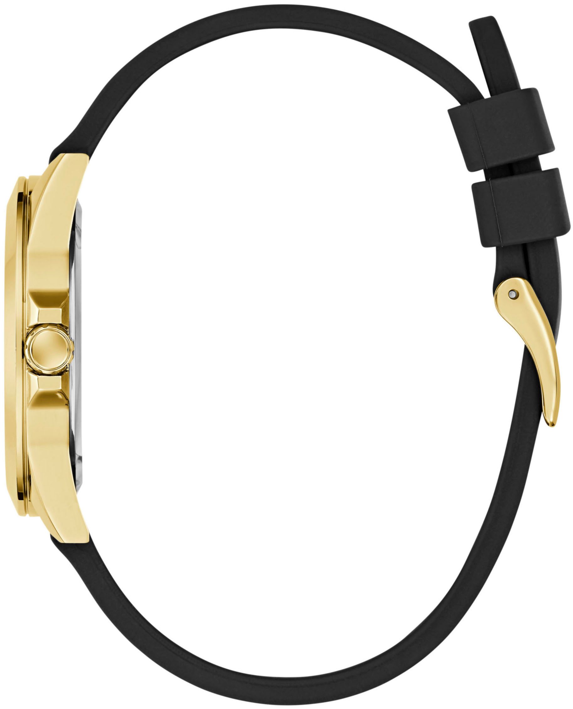 Guess Kwartshorloge MENAGERIE Horloge, dameshorloge, siliconen band, mineraalglas, analoog