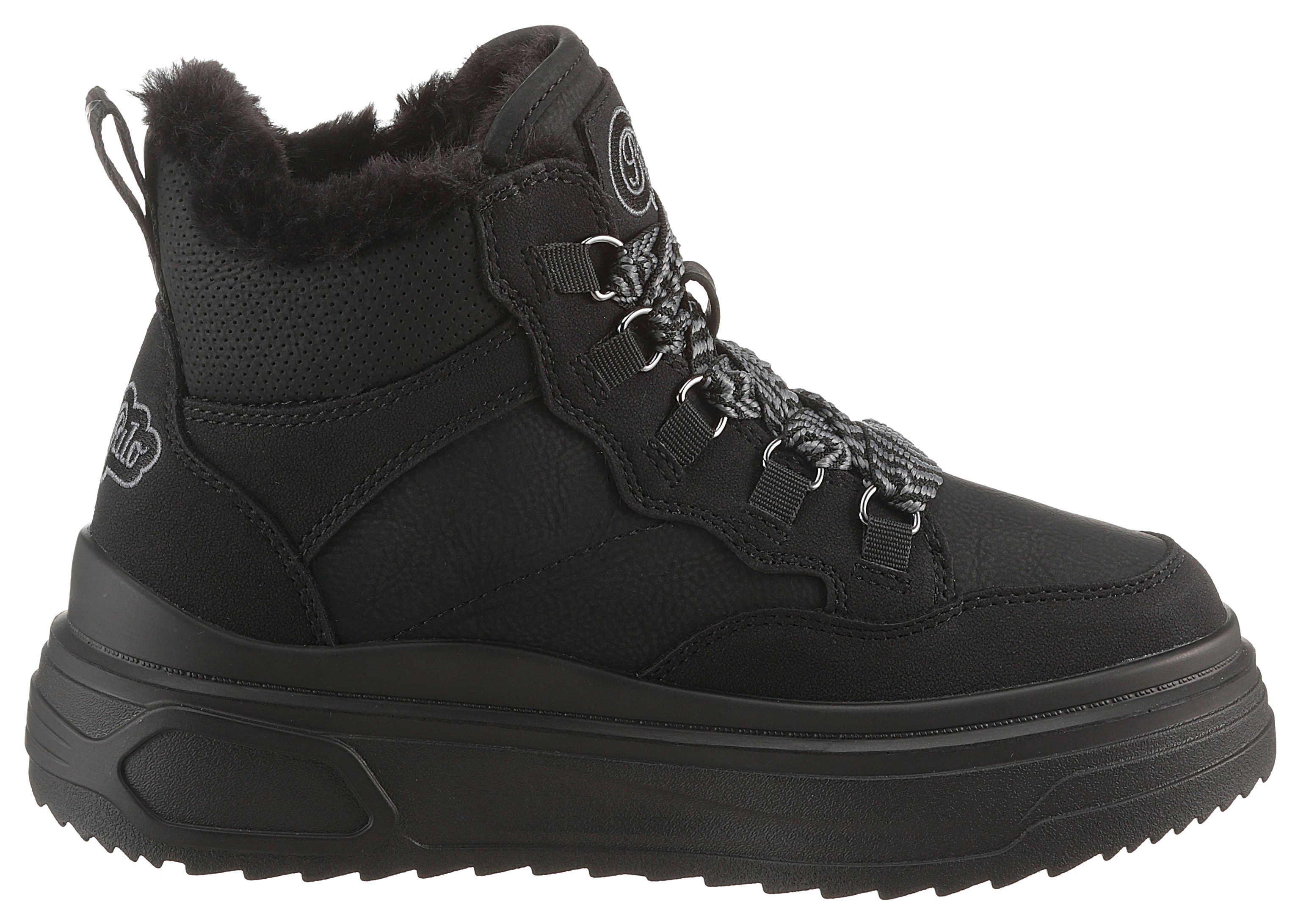 Buffalo Veterschoenen VECTRA MID WARM winterlaarzen, high top sneaker in vegan-verwerking