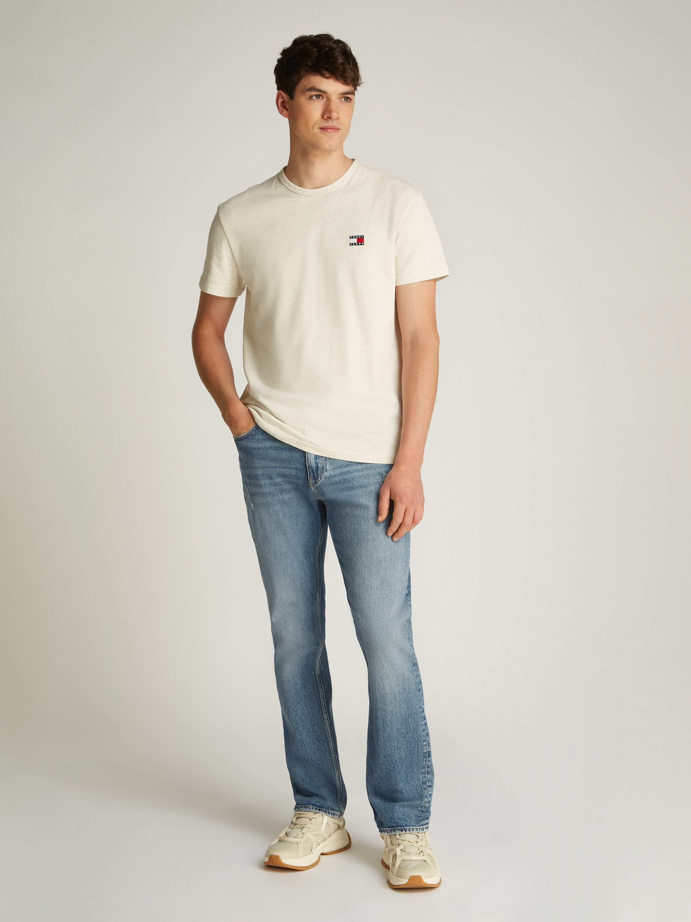 TOMMY JEANS Slim fit jeans RYAN SLIM STRAIGHT met gestempeld logo