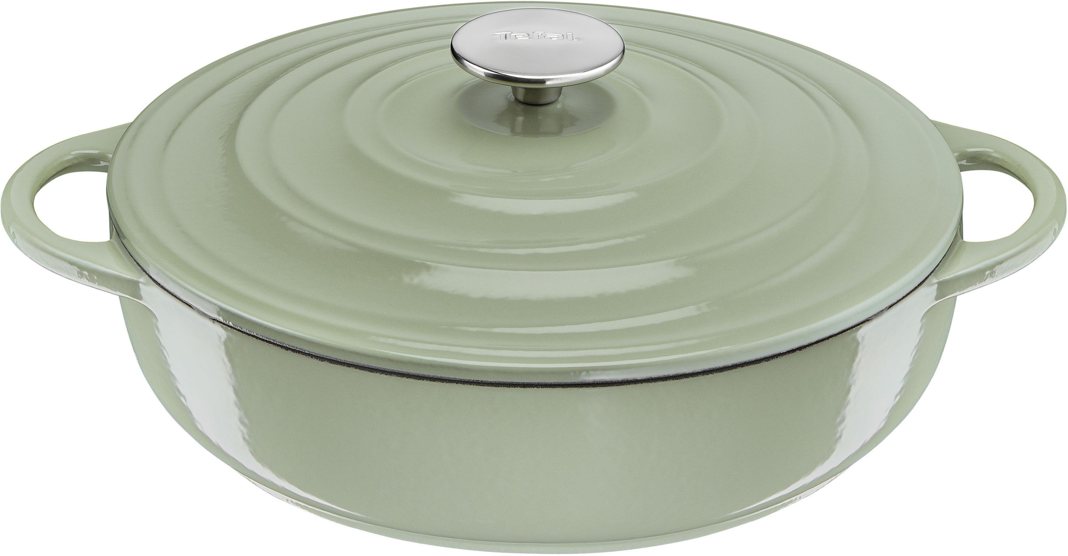 Tefal Serveerpan LOV milieuvriendelijk, incl. e-boek, ø 28 cm, inductie (1-delig) hapjespannen groen