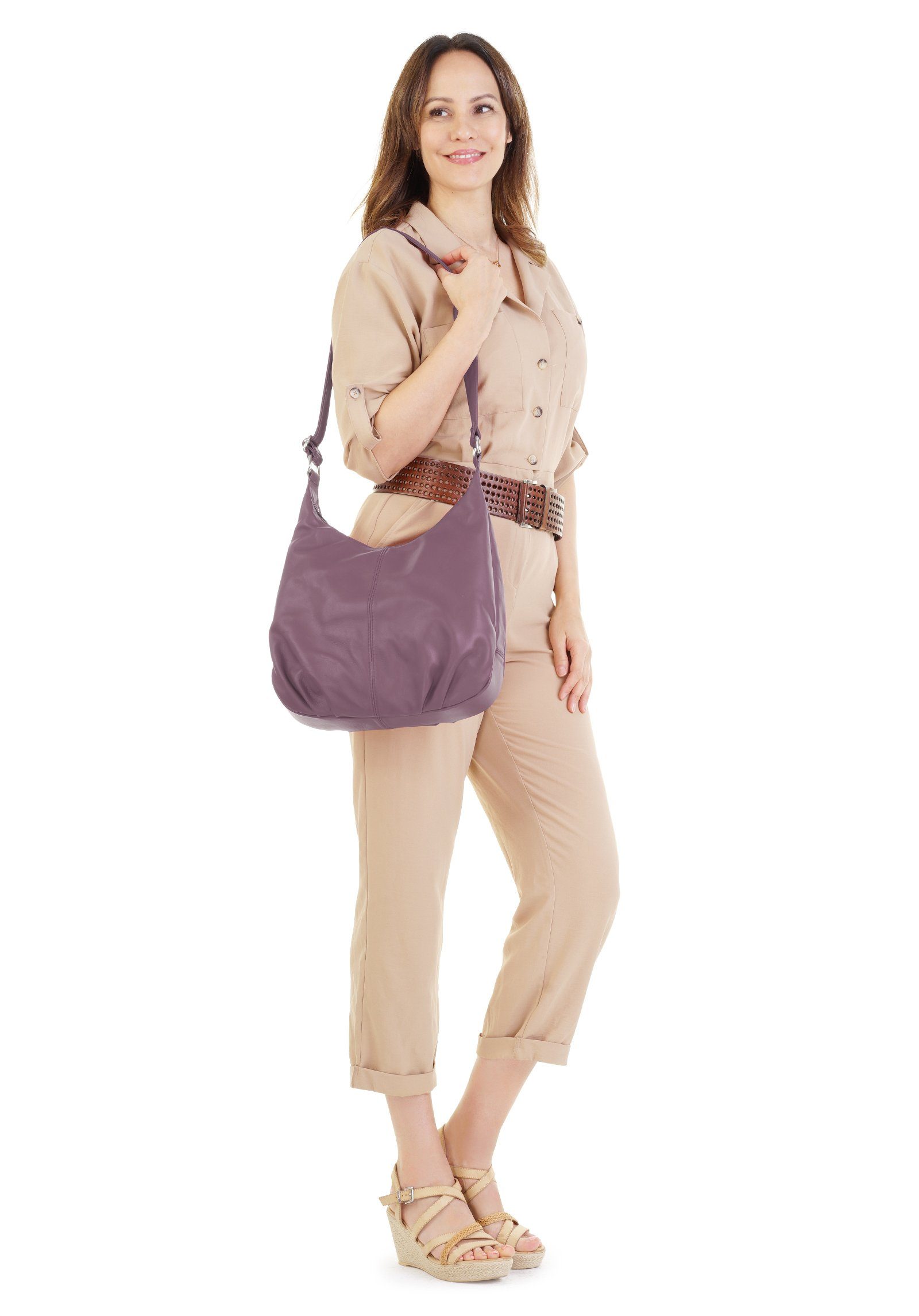 Cluty Shopper echt leer, made in italy