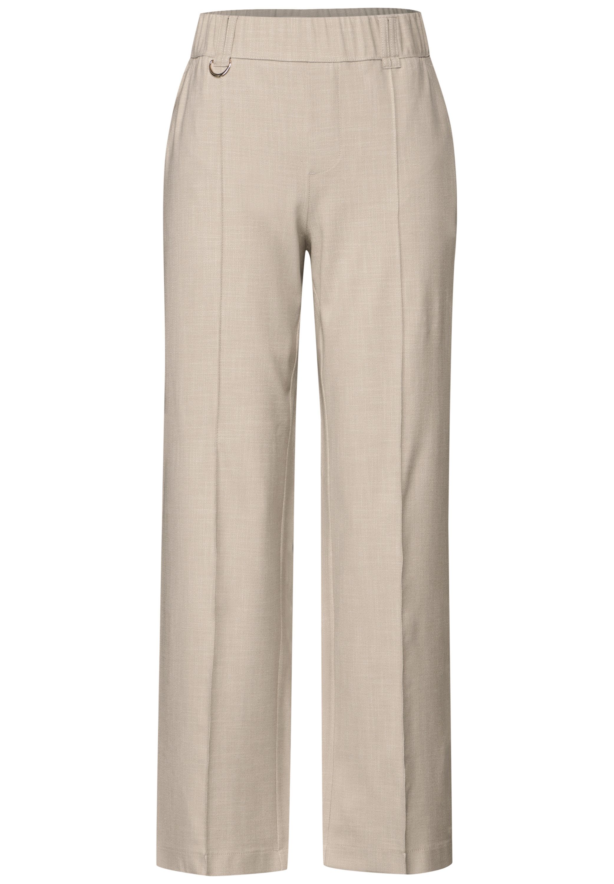 STREET ONE Stoffen broek Zomerbroek in casual fit en met stretch