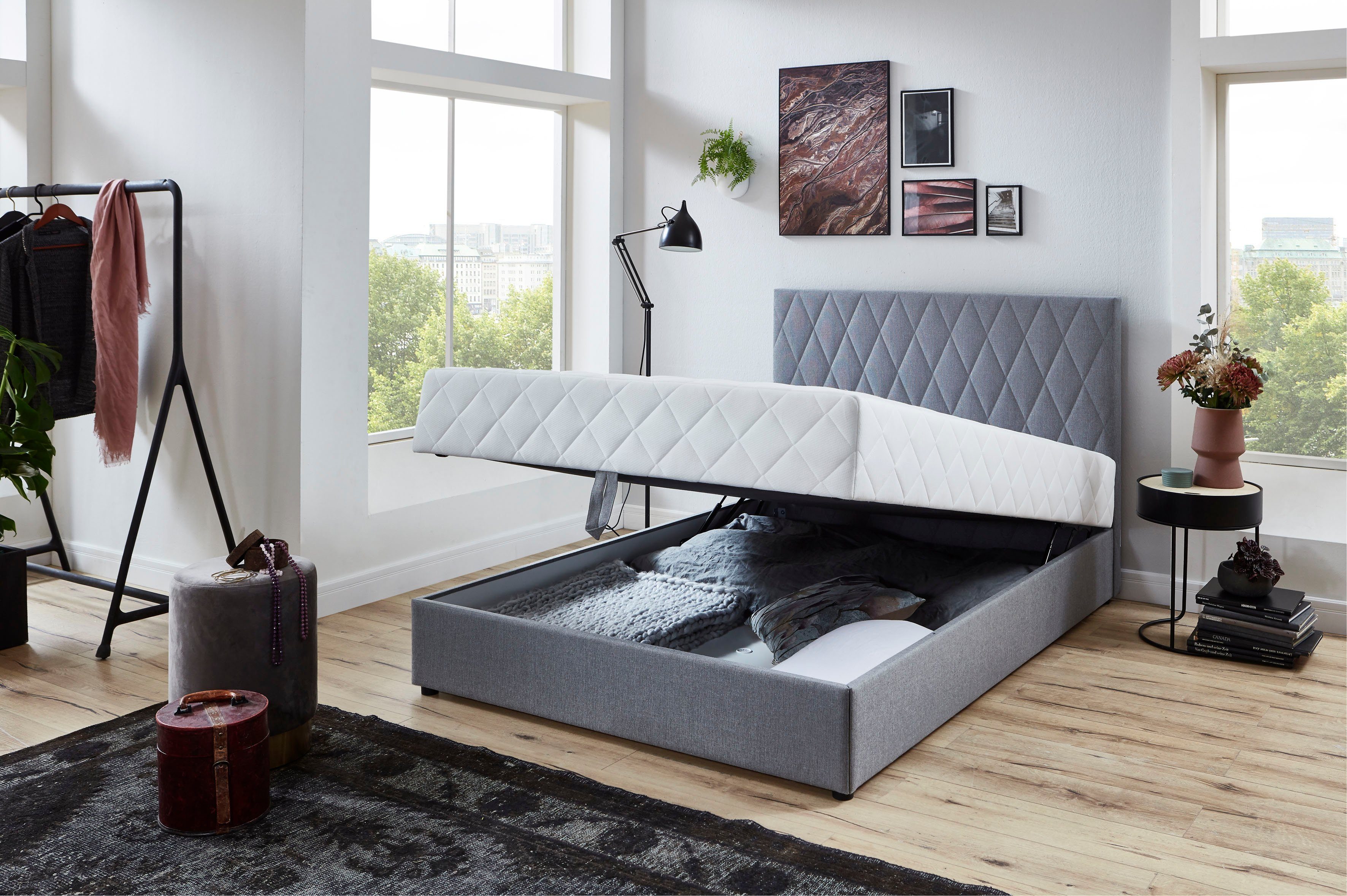 ATLANTIC home collection Boxspring Benita, OTTOs Choice! Topseller inclusief bedkist beschikbaar in verschillende maten, incl. zakverenmatras