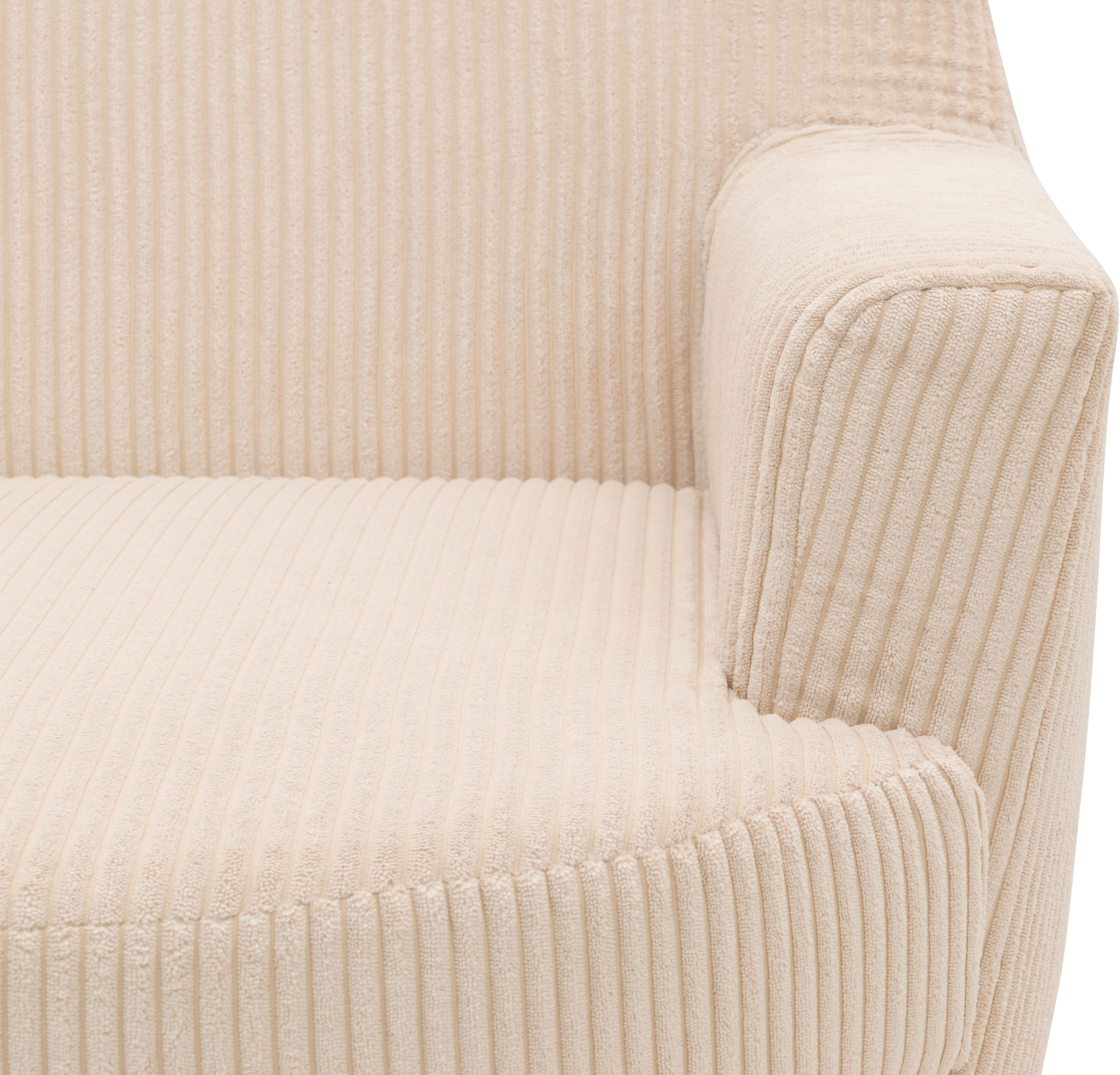 INOSIGN Draaibare fauteuil HETTY, draaistoel met schommelfunctie, leesstoel in cord en microvezel (1 stuk)