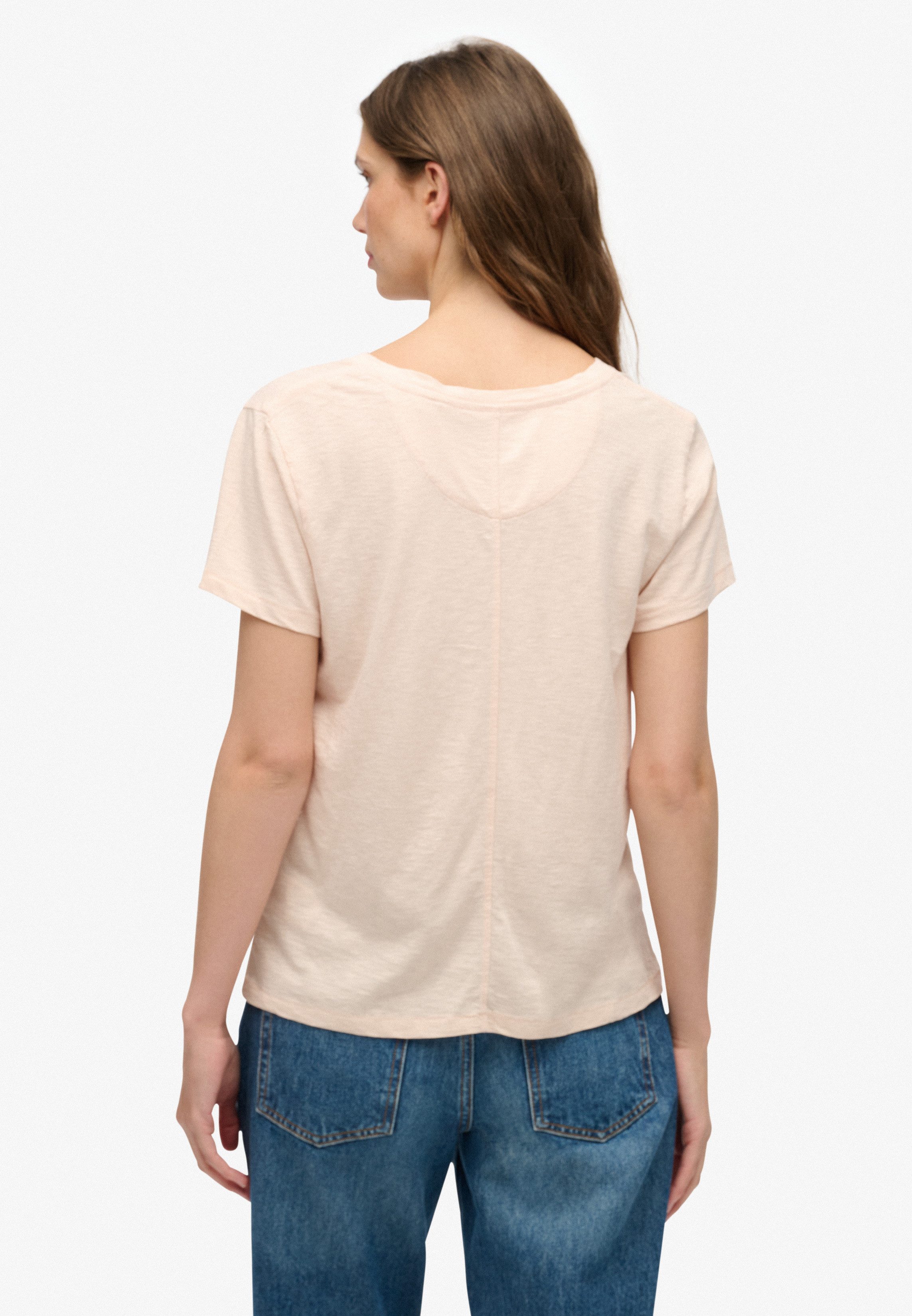 Superdry T-shirt STUDIOS SLUB EMB VEE TEE