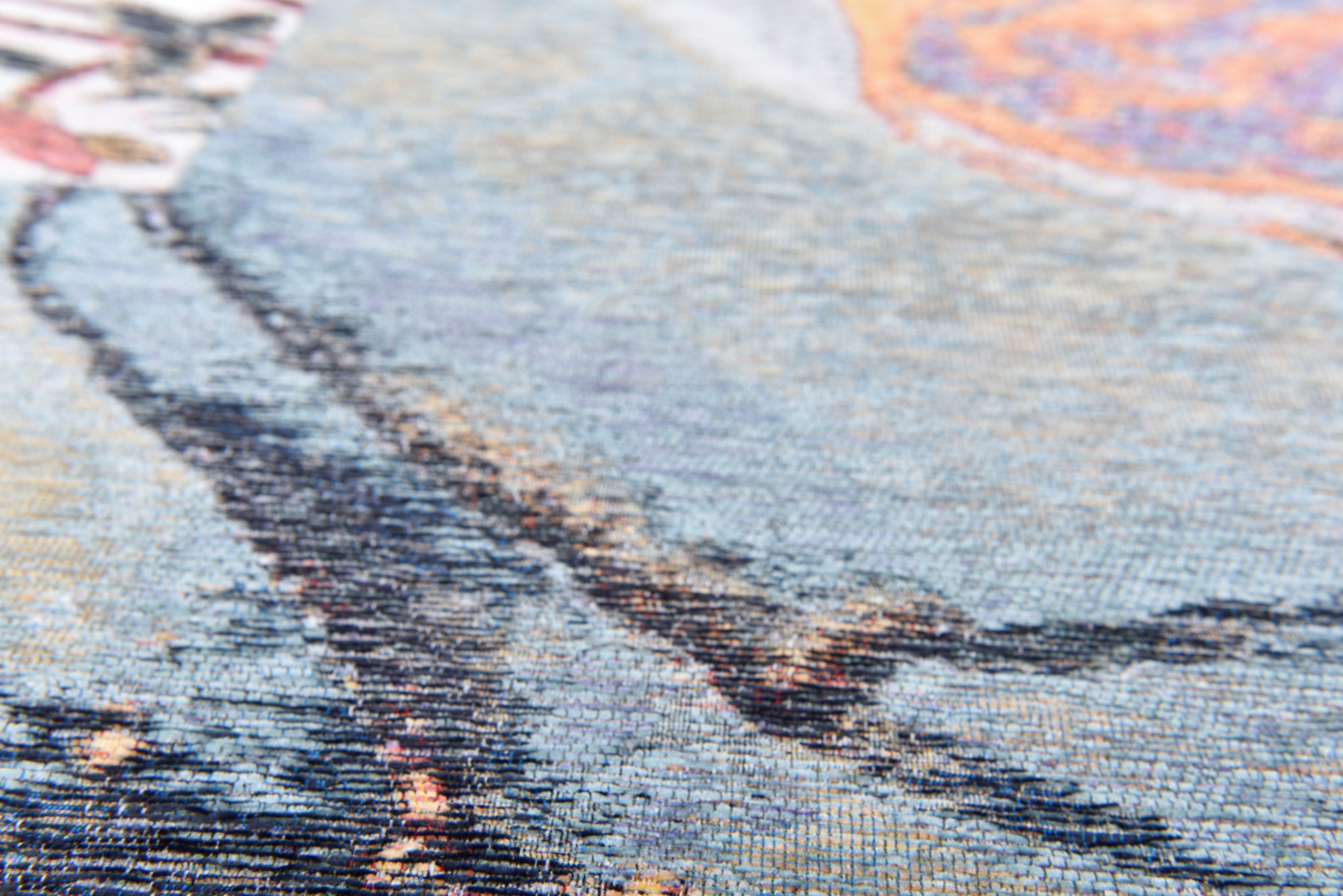 Gino Falcone Vloerkleed Cosima-106 plat geweven jacquard-vloerkleed, met chenillegaren, modern design