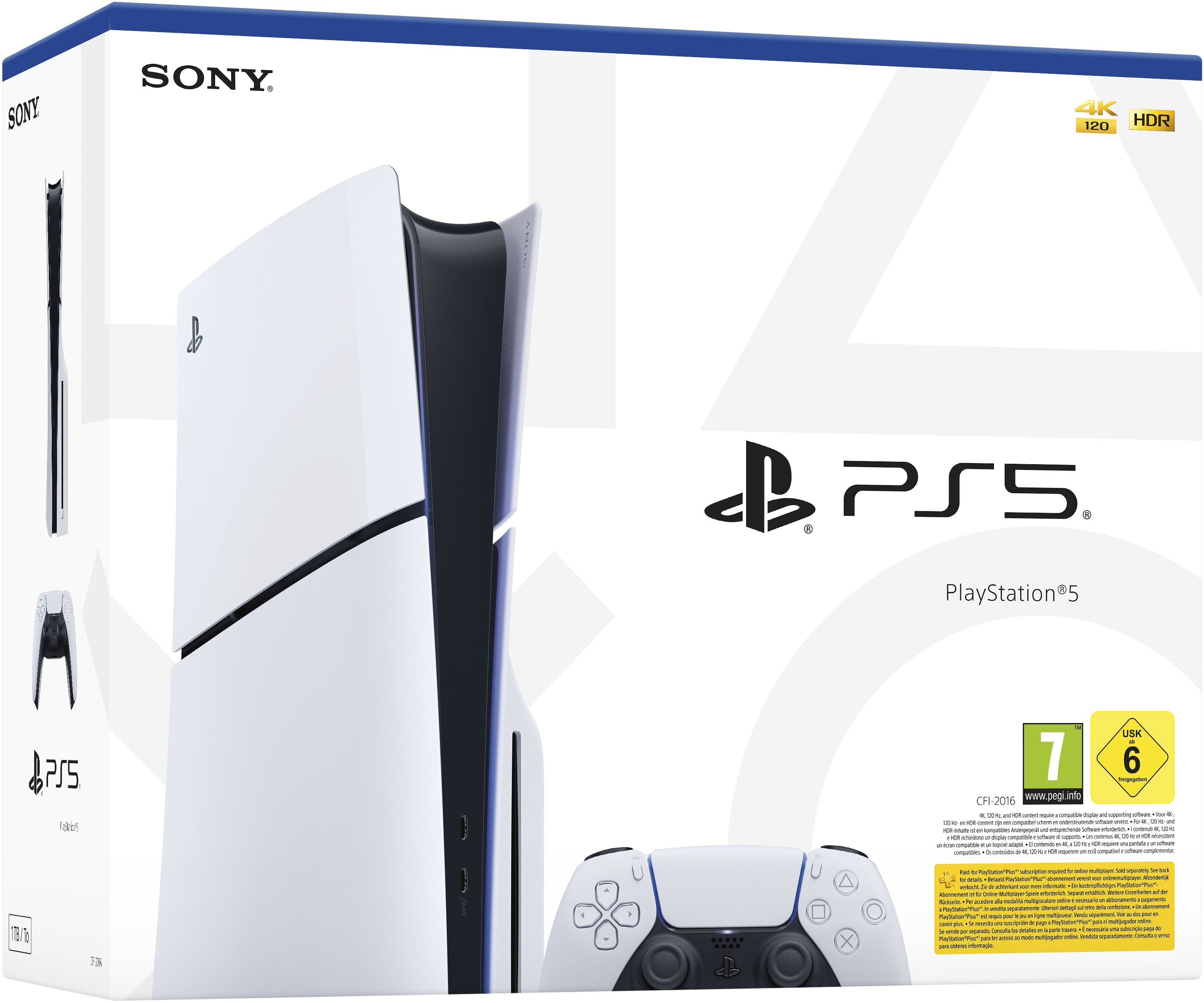 PlayStation 5 Gameconsole Disk Edition (Slim)