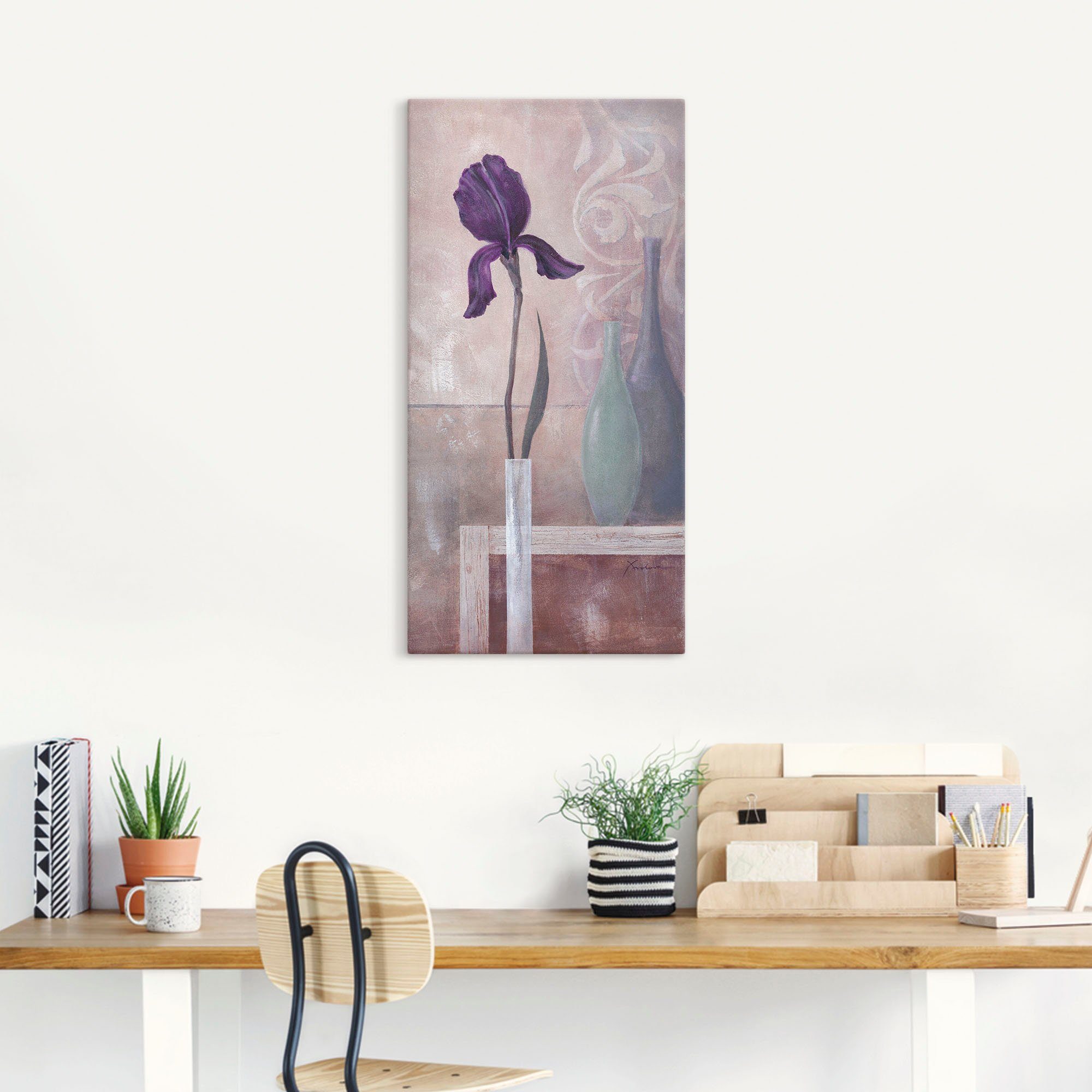 Artland Artprint op linnen Schaduw II gespannen op een spieraam