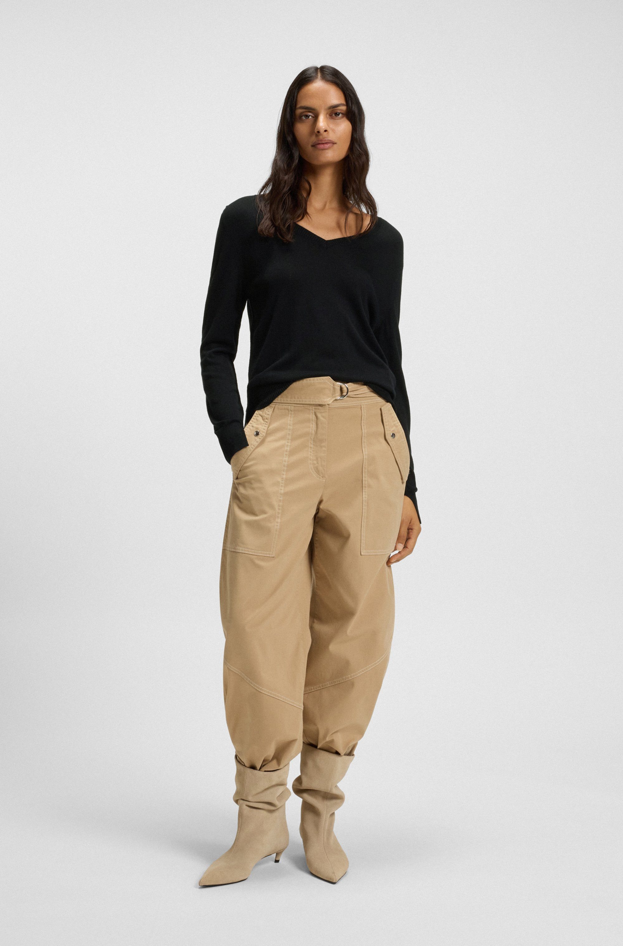 Boss Orange Gebreide trui Fiaffella Premium Damesmode