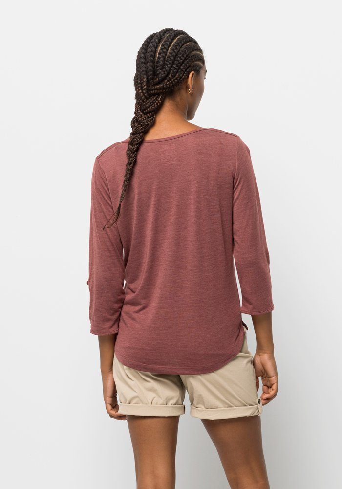 Jack Wolfskin Shirt met 3/4-mouwen CORAL COAST 3/4 T W