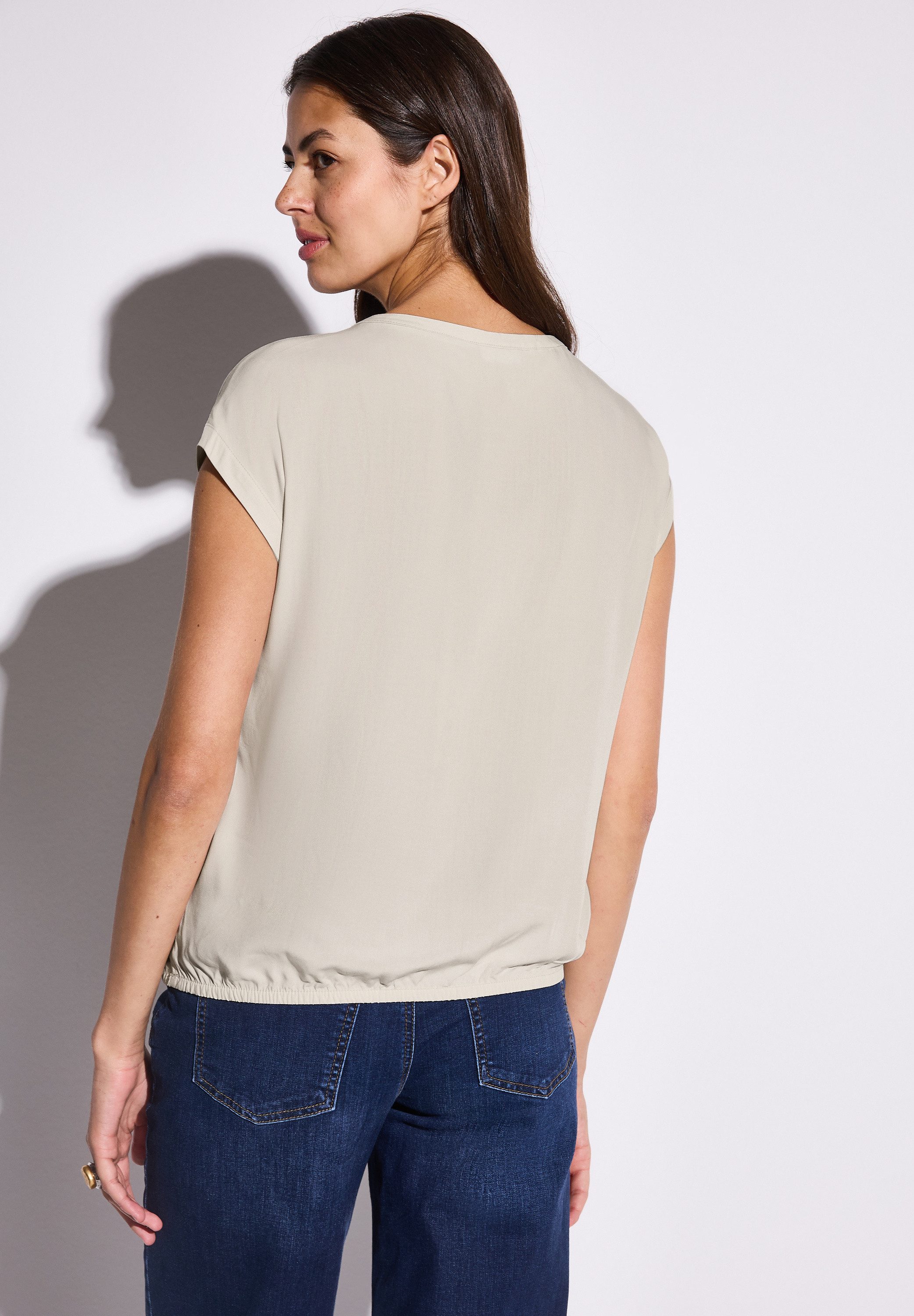 STREET ONE Blouse met korte mouwen