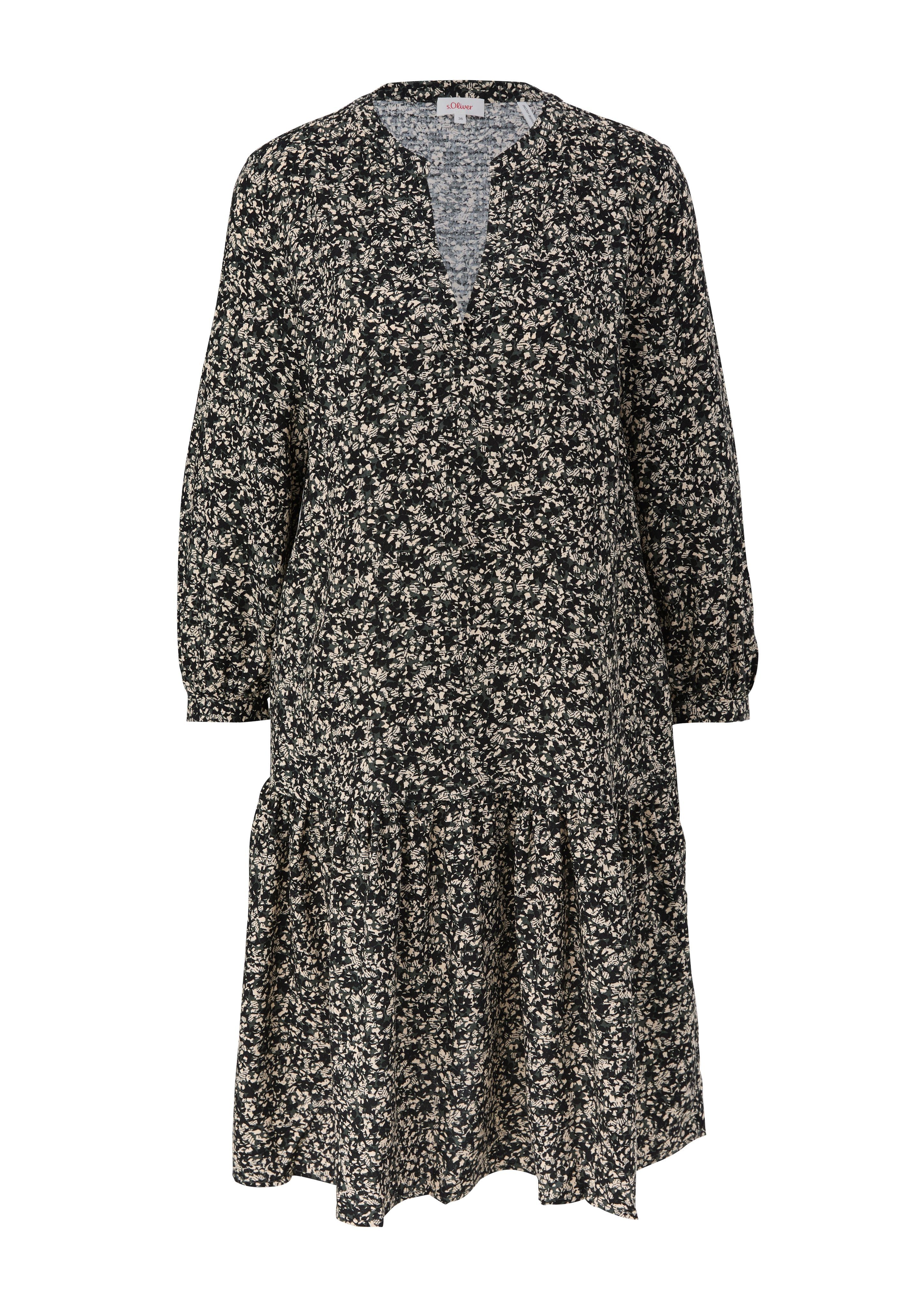 s.Oliver Mini-jurk met 3/4-mouwen