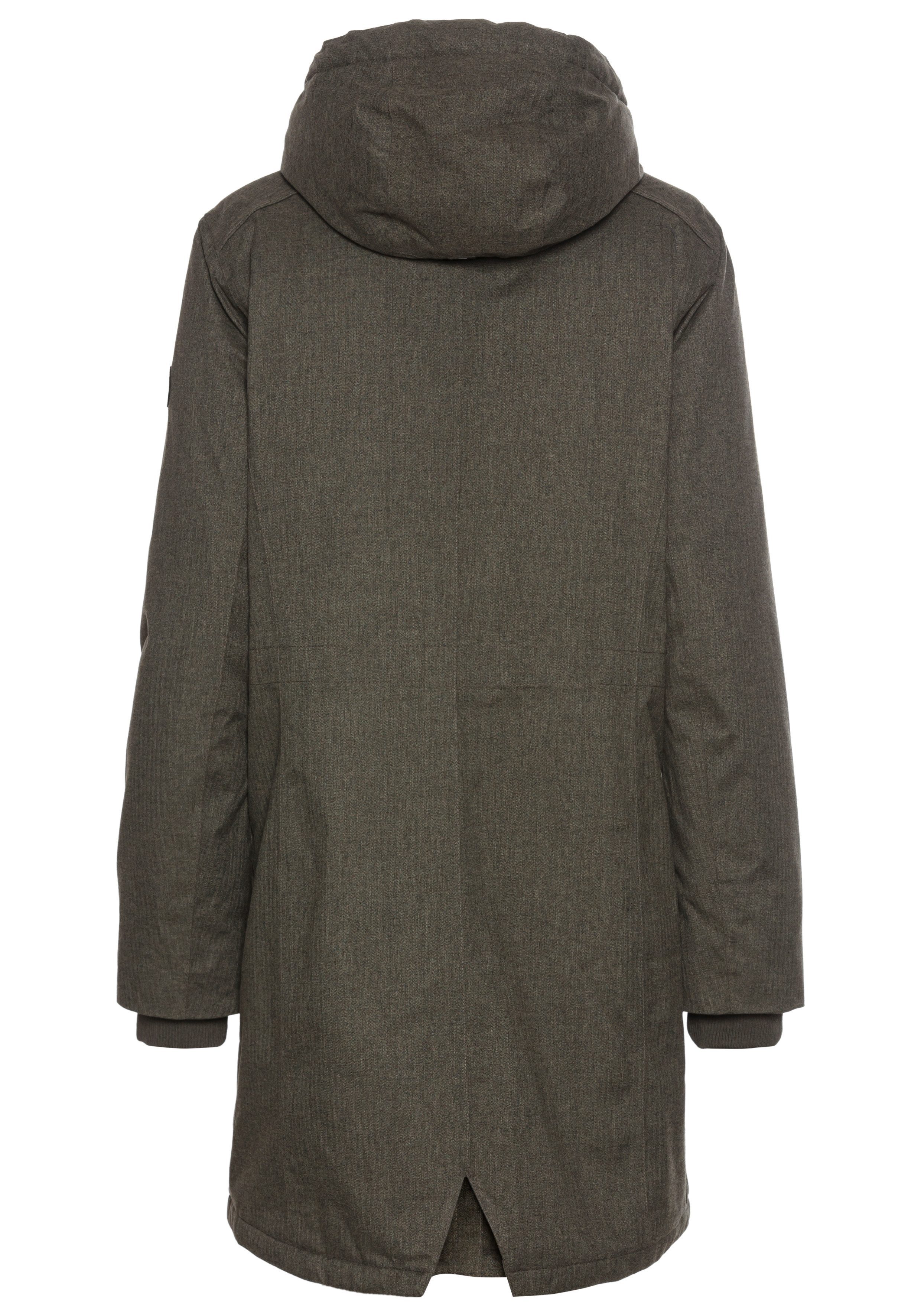 Polarino Outdoorjack ademend materiaal waterdicht winddicht met capuchon